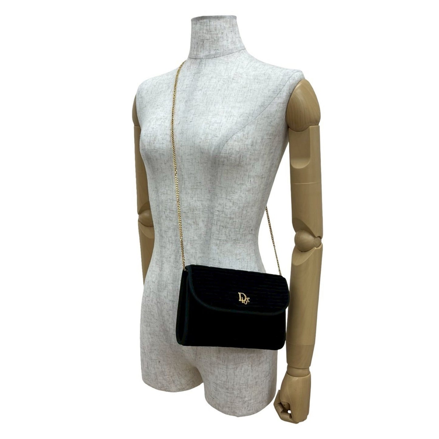 Christian Dior Black Pochette Shoulder Bag ()