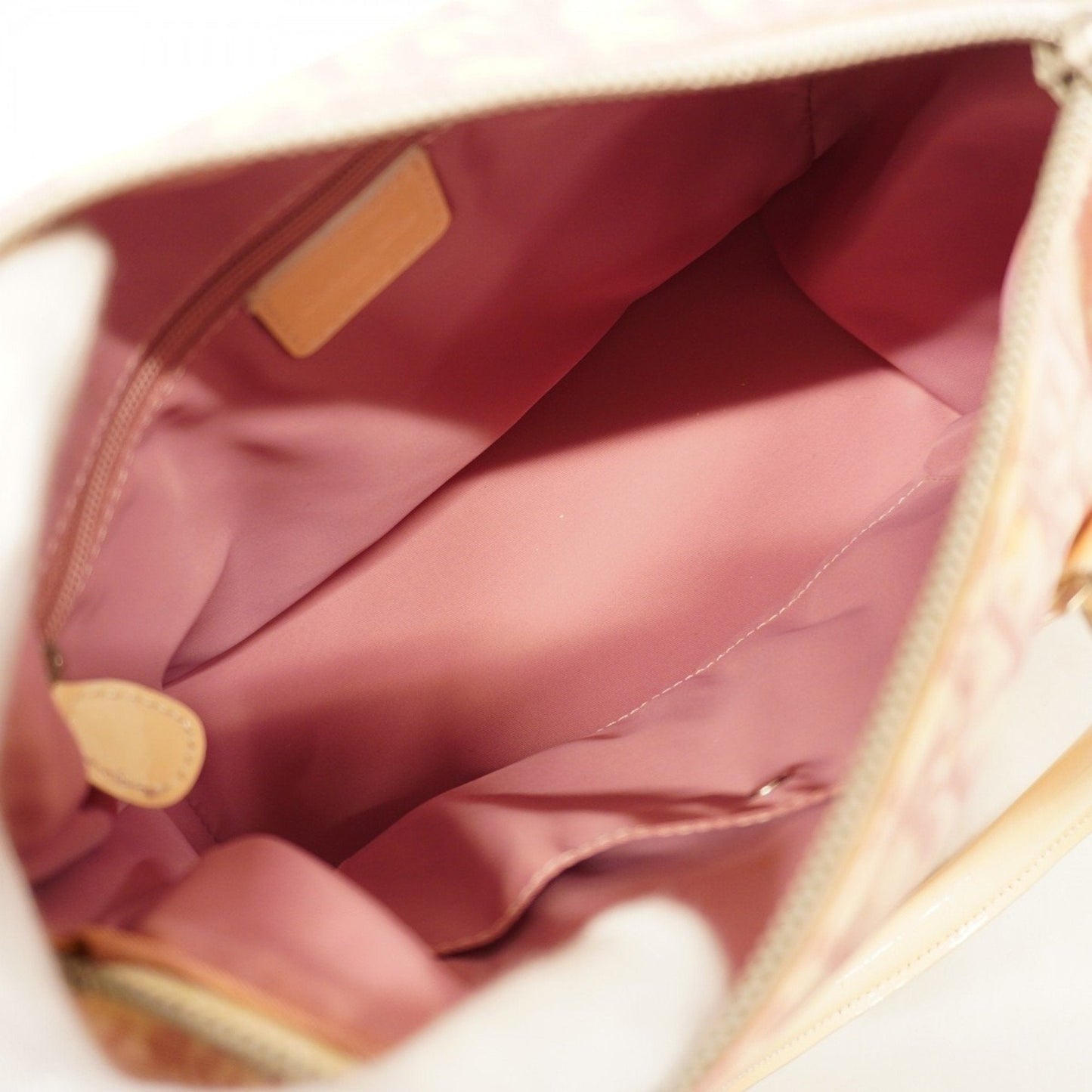 Christian Dior Ivory Pink Pvc Handbag ()
