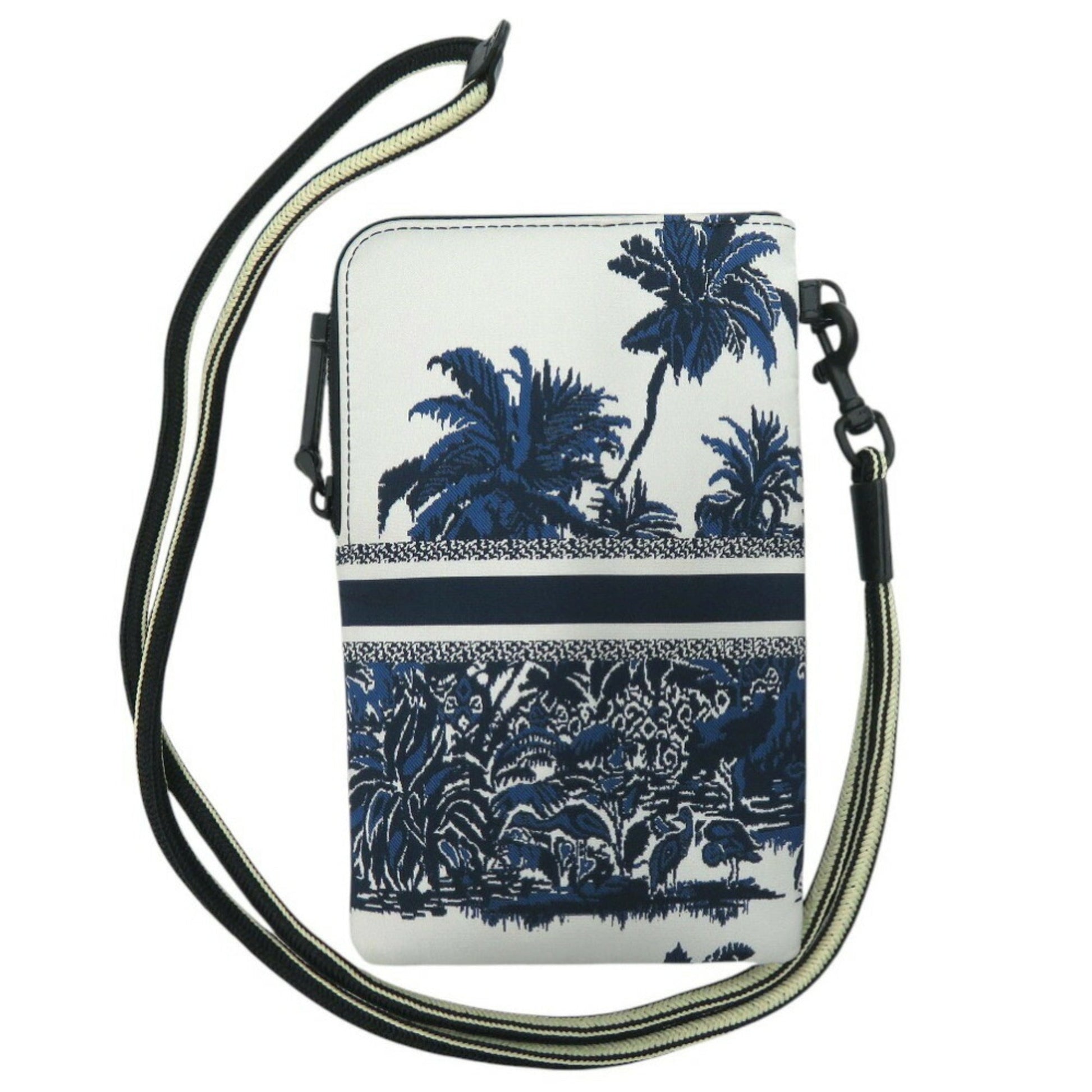Christian Dior Blue Nylon Fabric Shoulder Bag ()