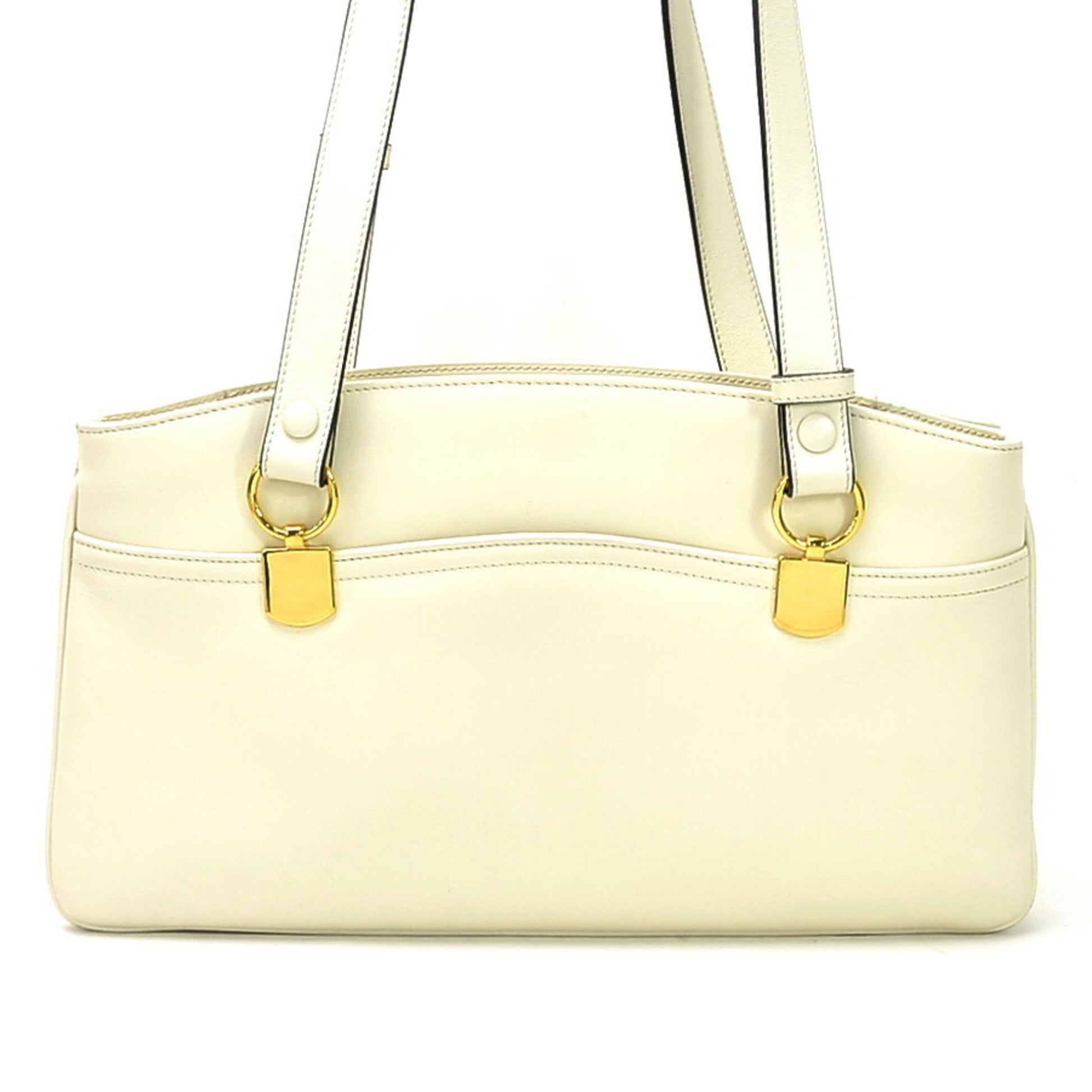 Gucci GG Marmont White Leather Shoulder Bag