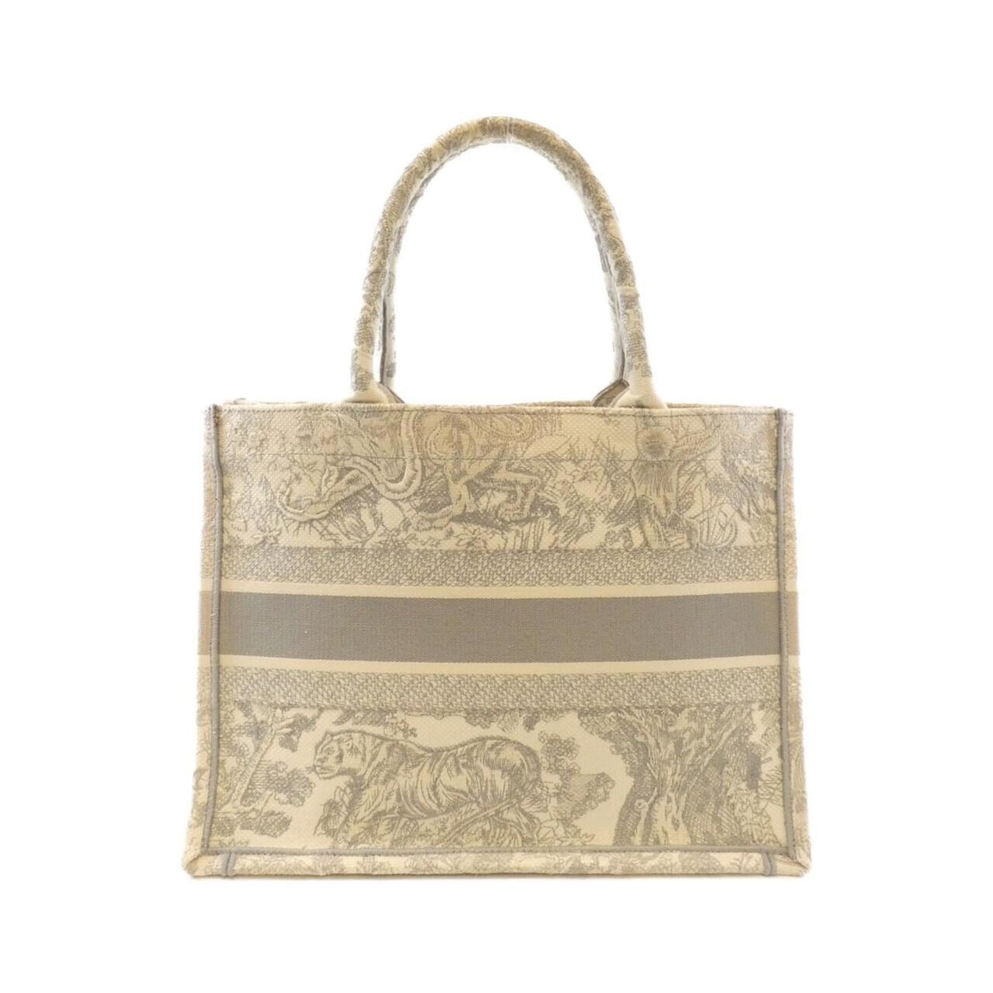 Christian Dior Gray Canvas Handbag ()