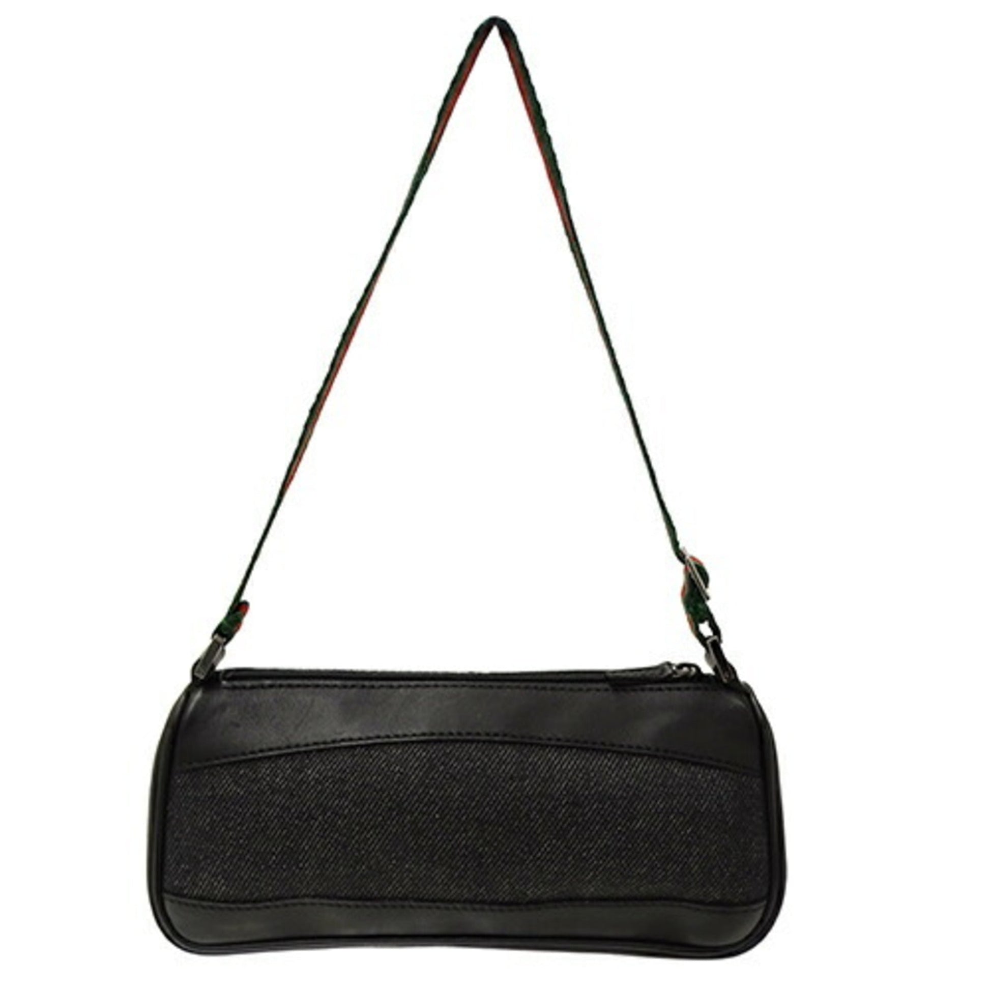 Gucci Leather Canvas Handbag