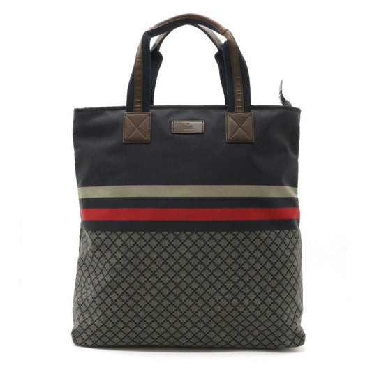 Gucci Lou Nylon Leather Tote