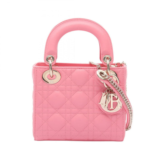 Christian Dior Pink Leather Handbag ()