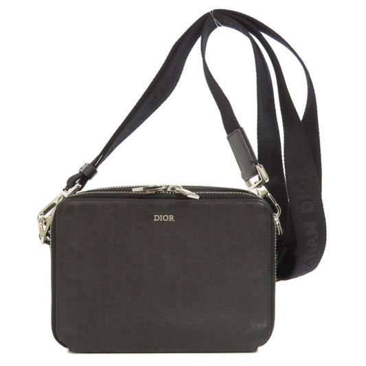 Christian Dior Black Leather Shoulder Bag ()