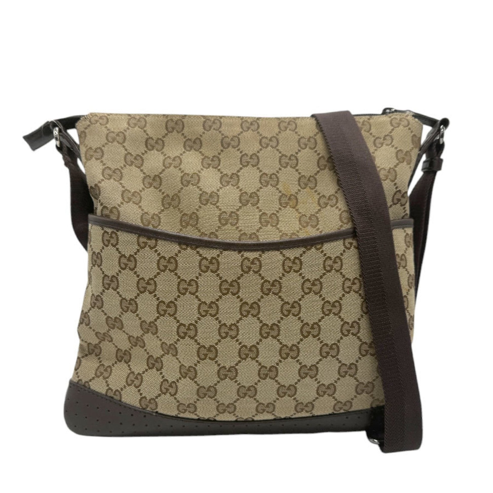 Gucci Canvas Shoulder Bag