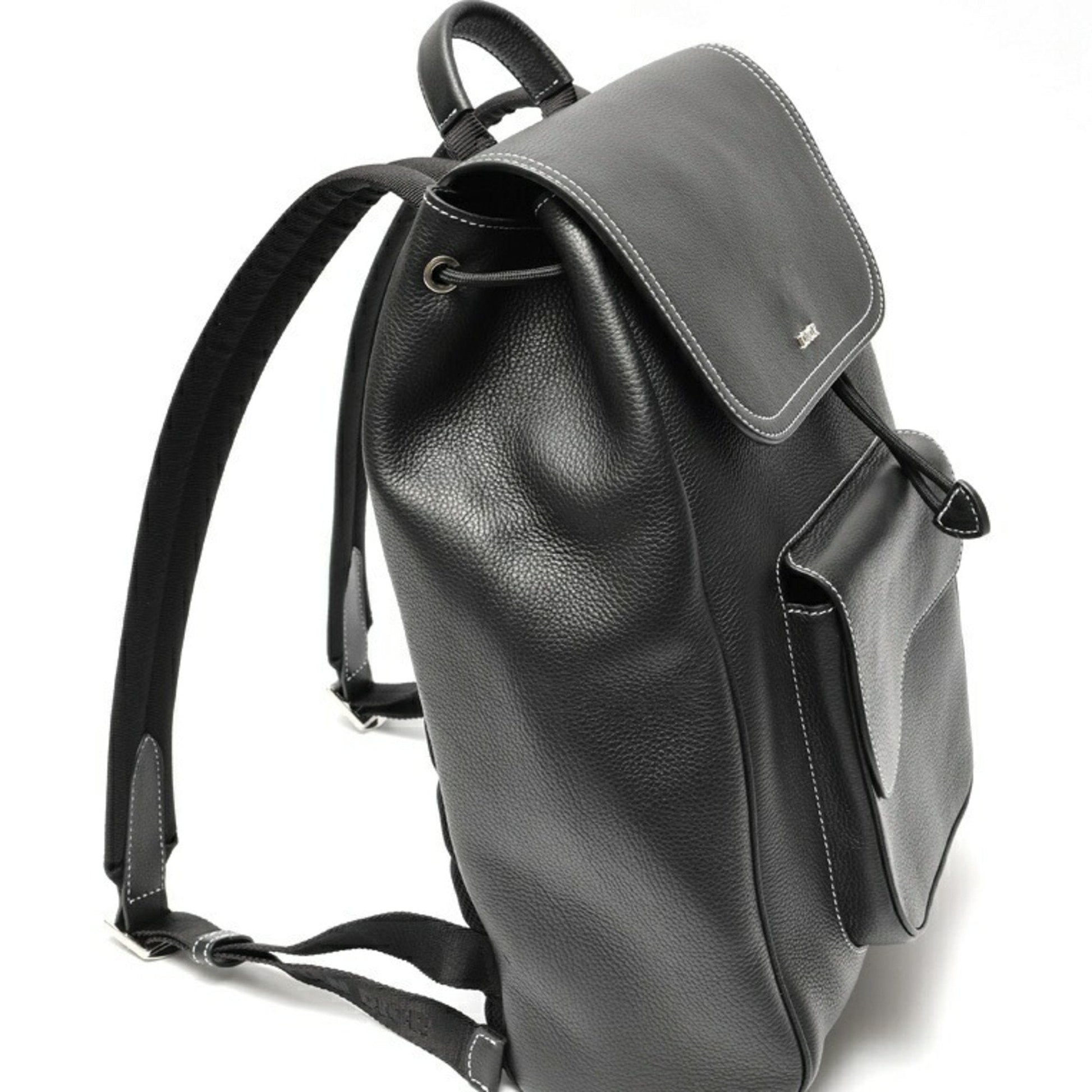 Christian Dior Black Leather Backpack ()