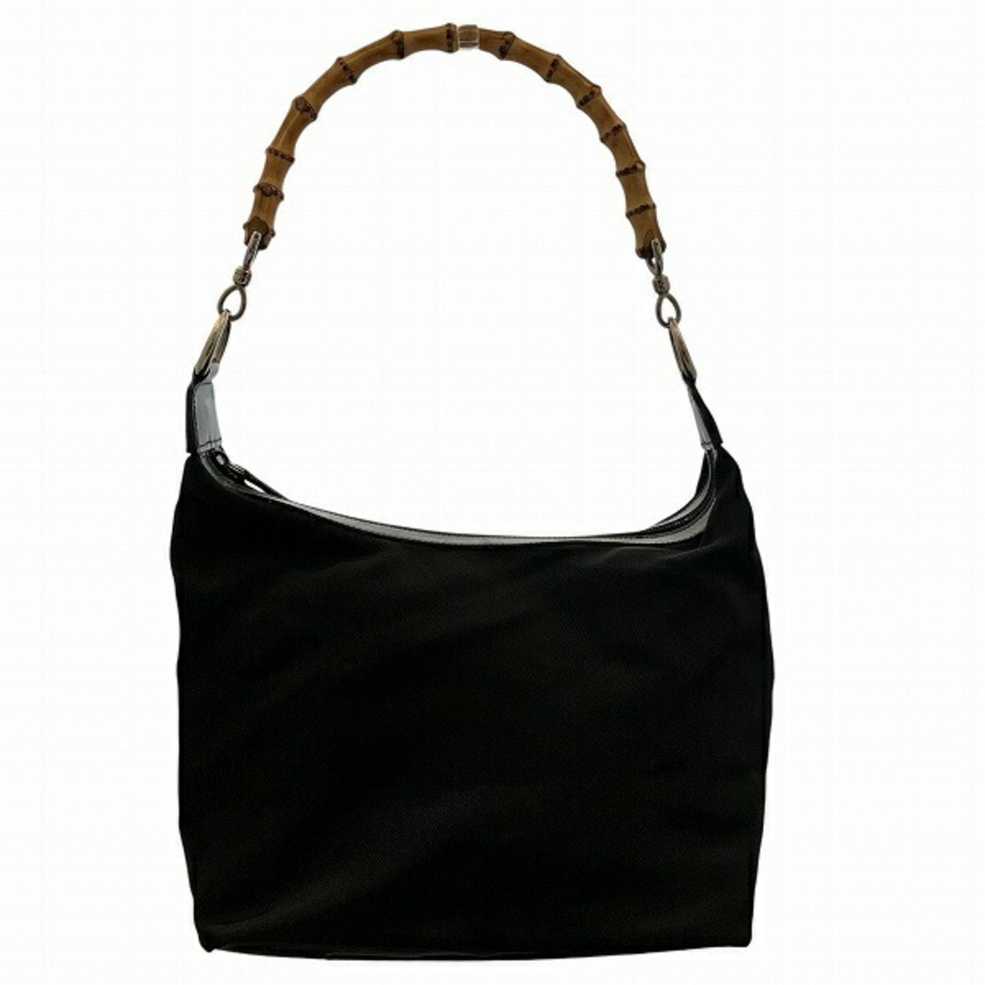 Gucci Nylon Leather Handbag