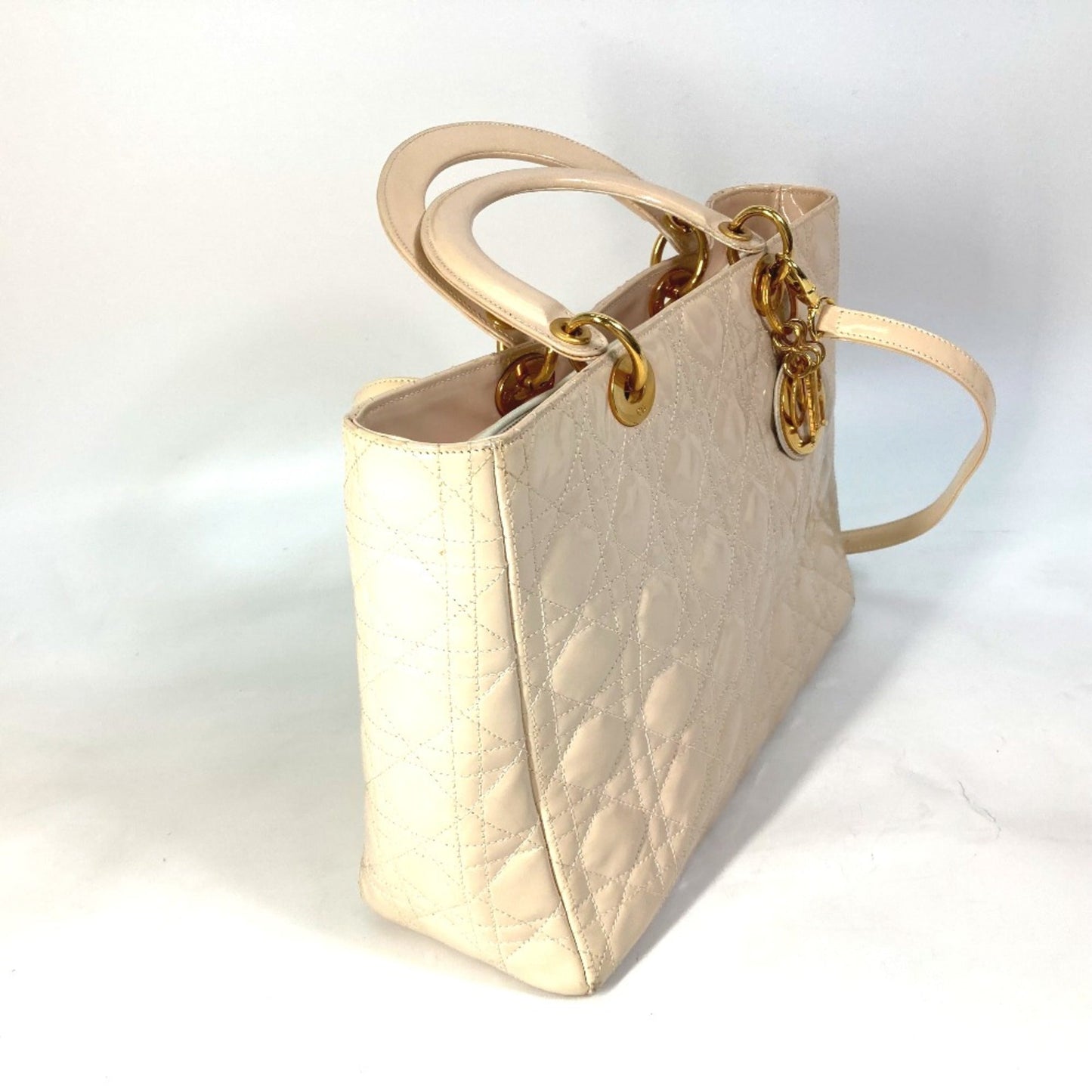 Christian Dior Beige Leather Handbag ()