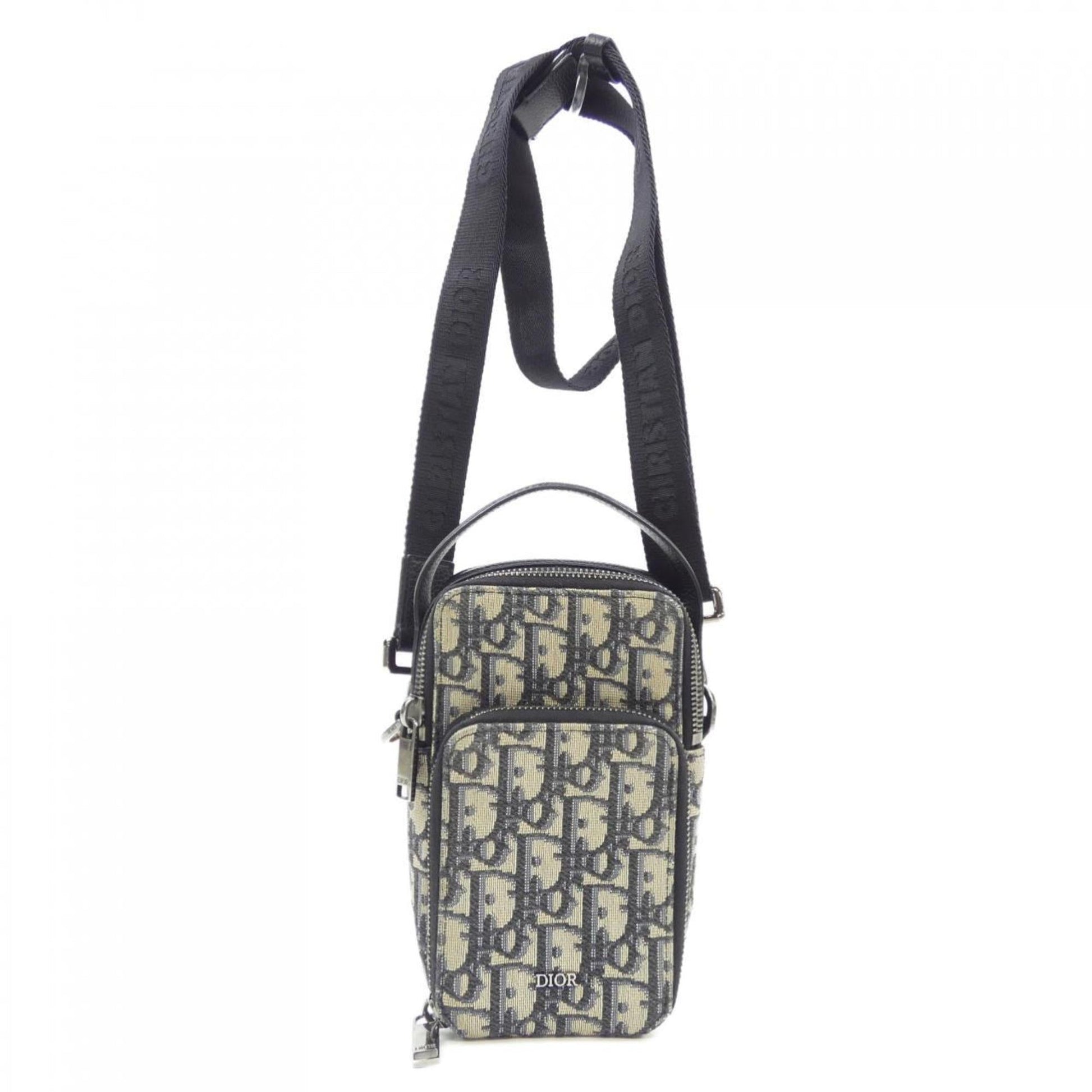 Christian Dior Navy White Handbag ()