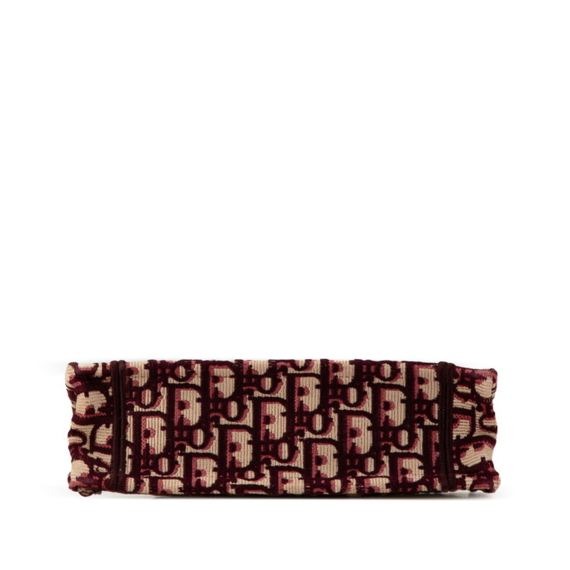 Christian Dior Beige Wine Canvas Handbag Tote Bag ()