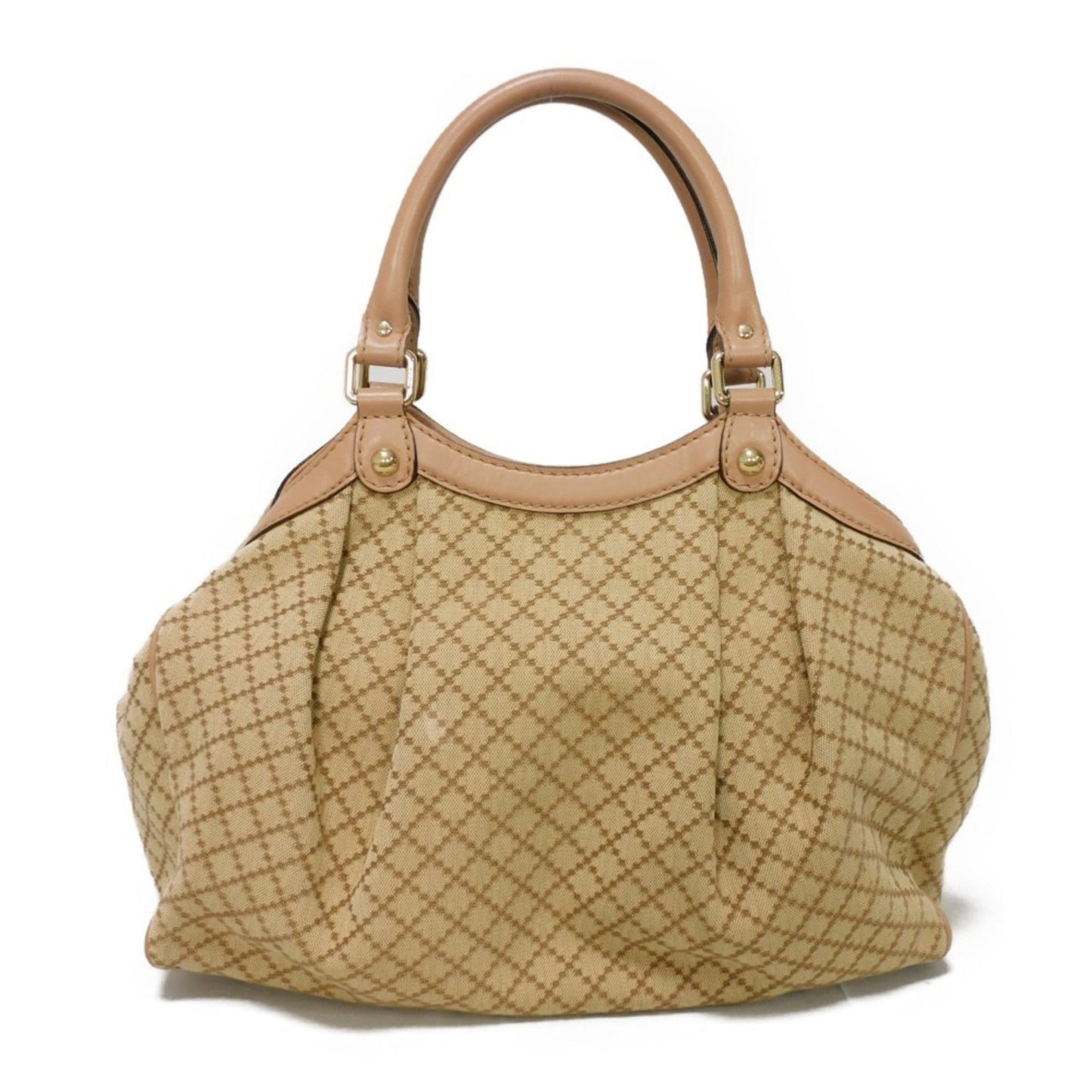 Gucci Leather Canvas Tote