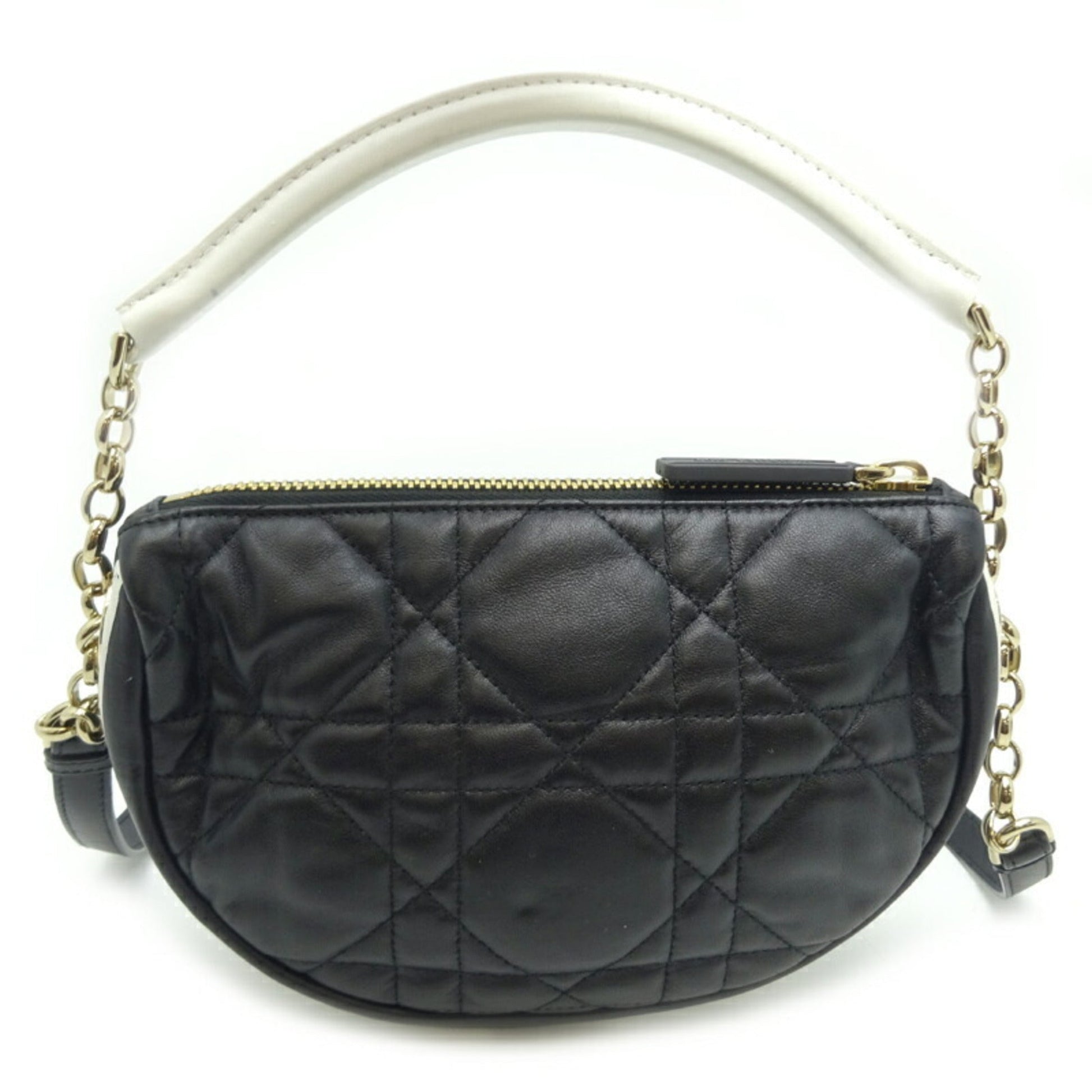 Christian Dior Black Leather Handbag ()
