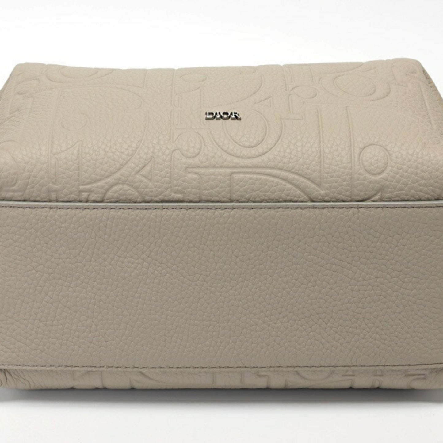 Christian Dior Gray Leather Pouch ()