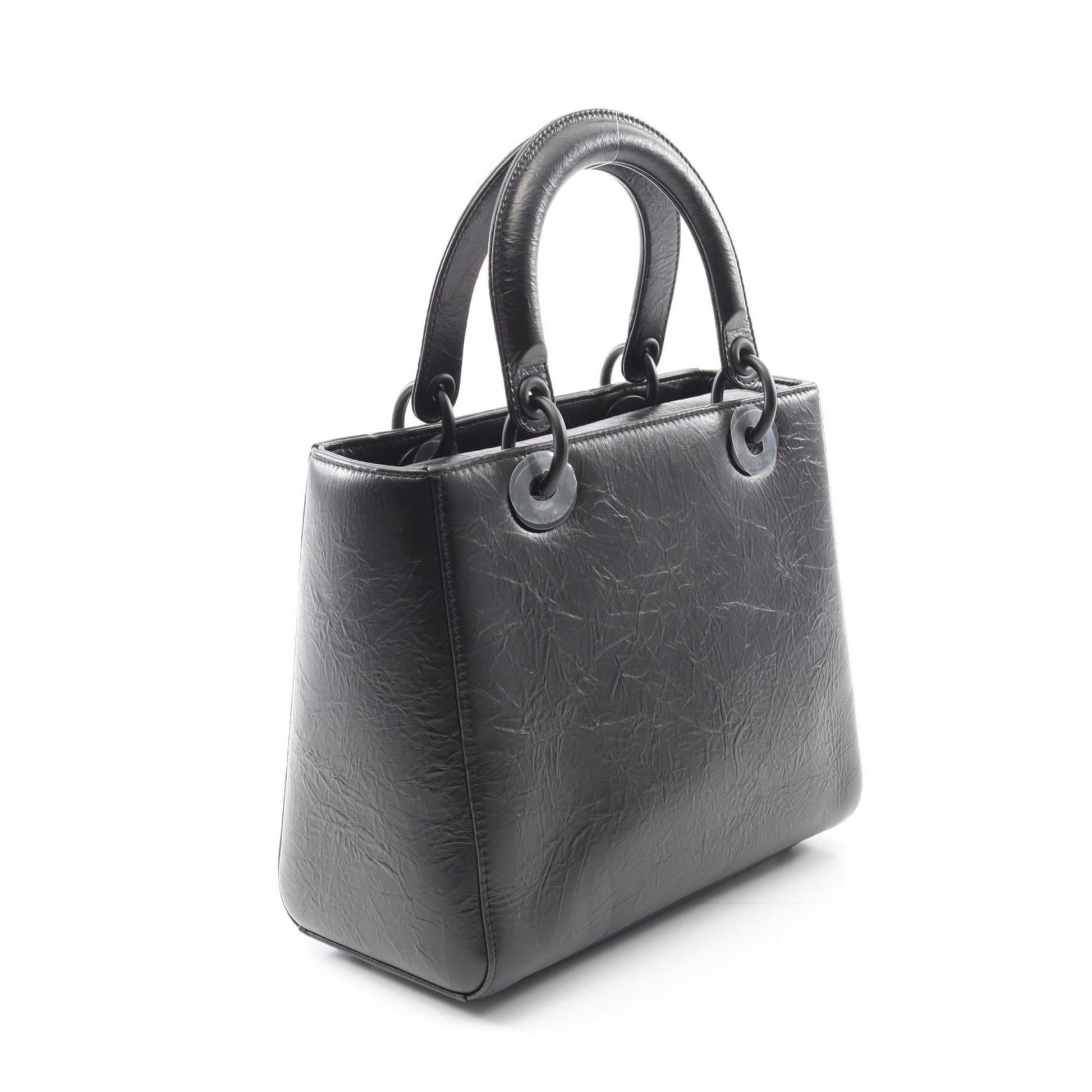 Christian Dior Black Leather Handbag ()