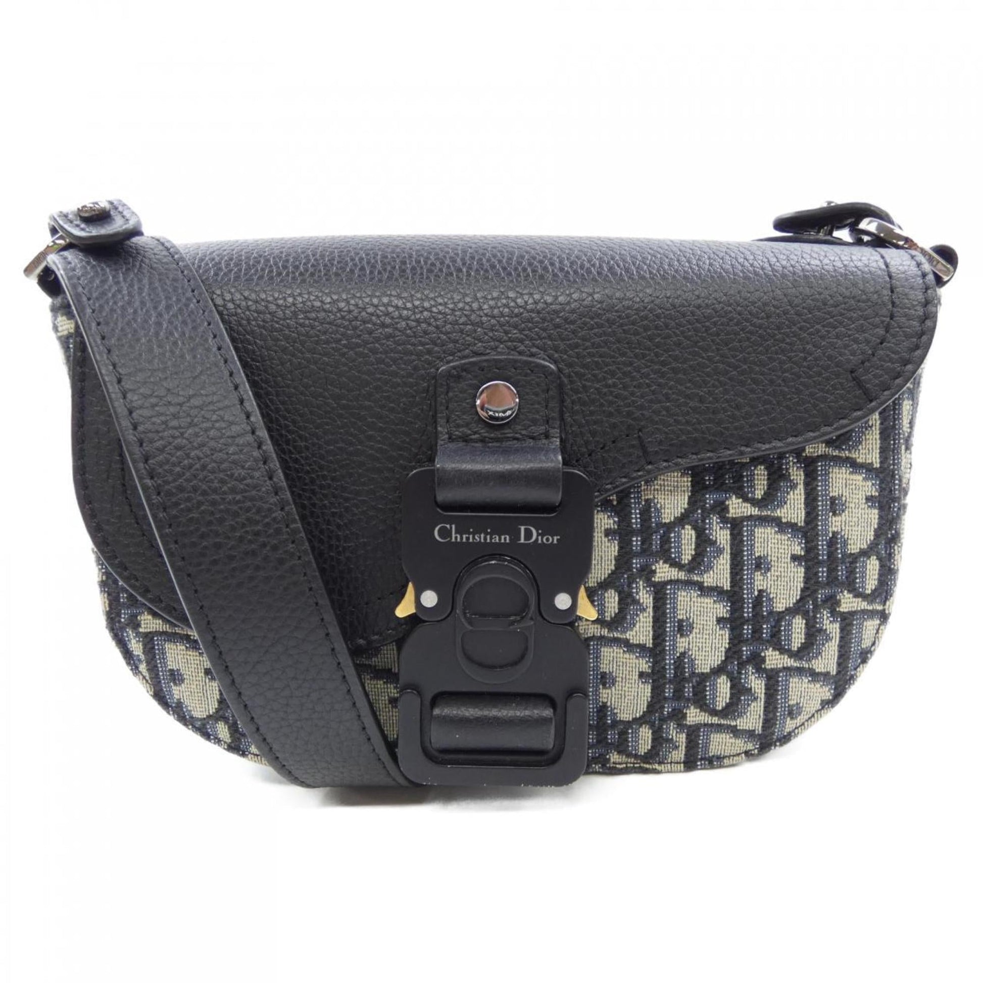 Christian Dior Beige Black Navy Handbag ()