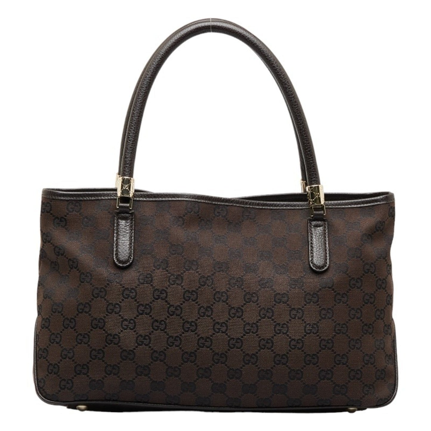 Gucci Leather Canvas Shoulder Bag