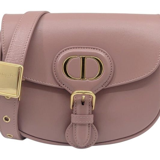 Christian Dior Pink Leather Shoulder Bag ()