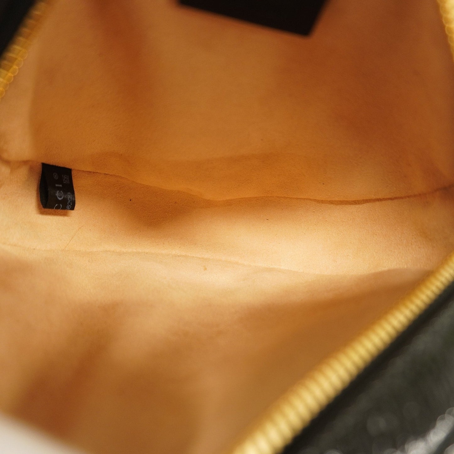 Gucci Sherry Line Black Suede Shoulder Bag