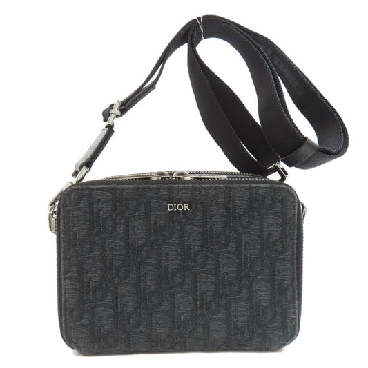 Christian Dior Black Canvas Shoulder Bag ()