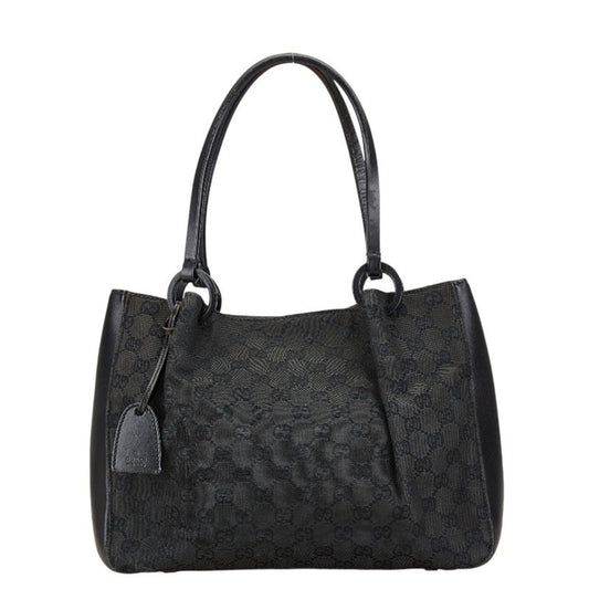 Gucci Leather Canvas Tote