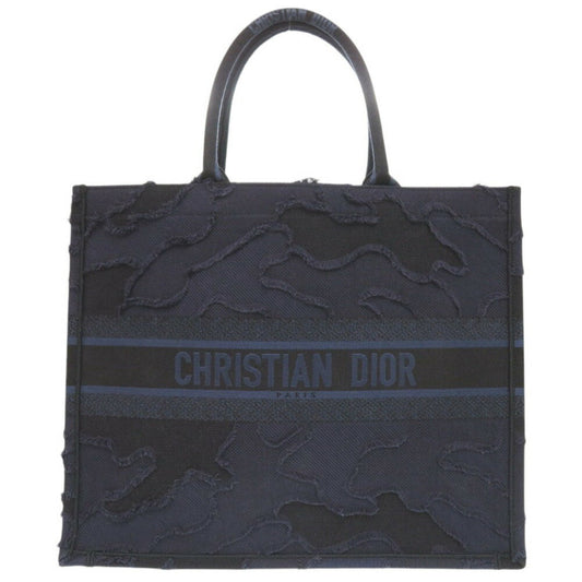 Christian Dior Navy Canvas Tote Bag ()