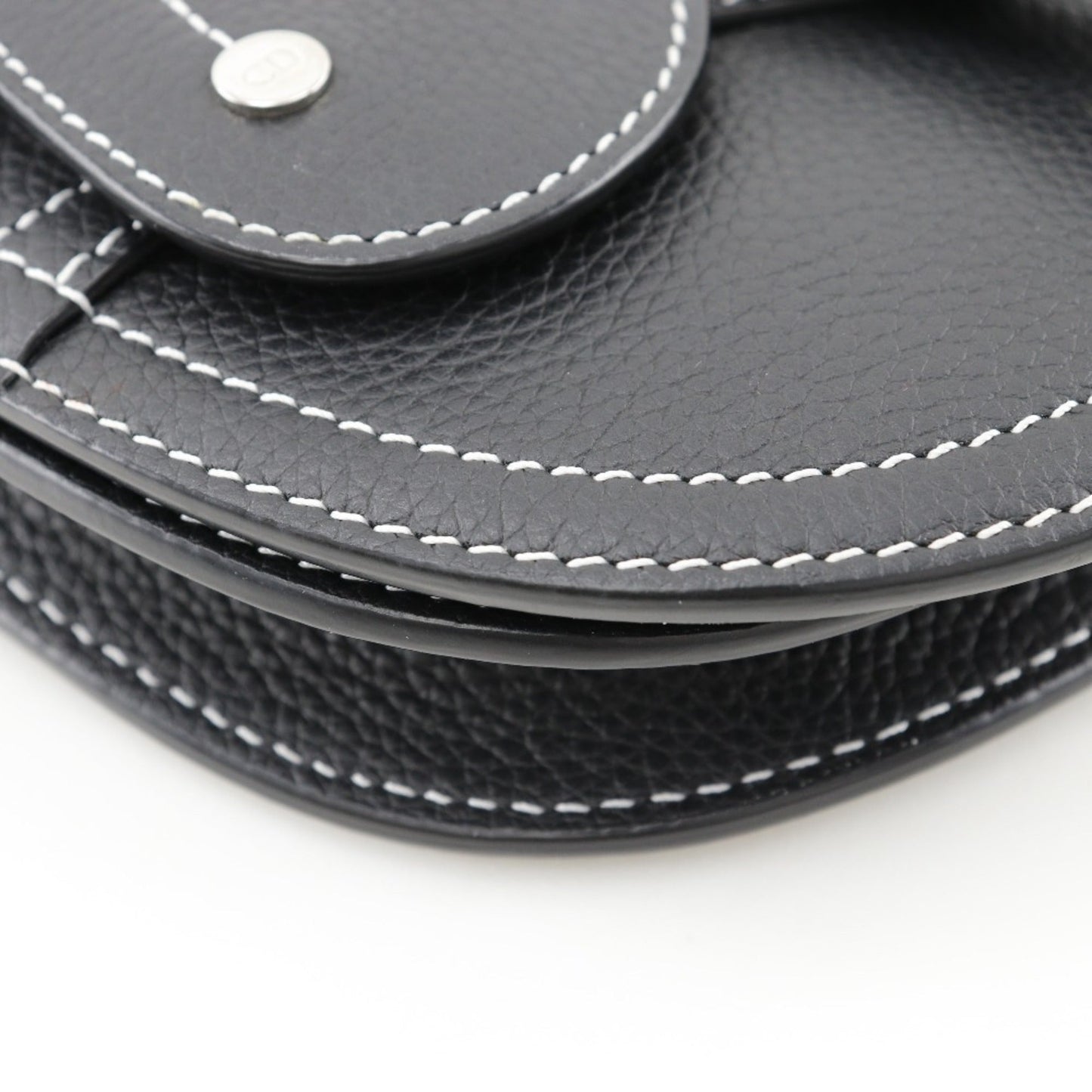 Christian Dior Black Leather Sling Bag ()