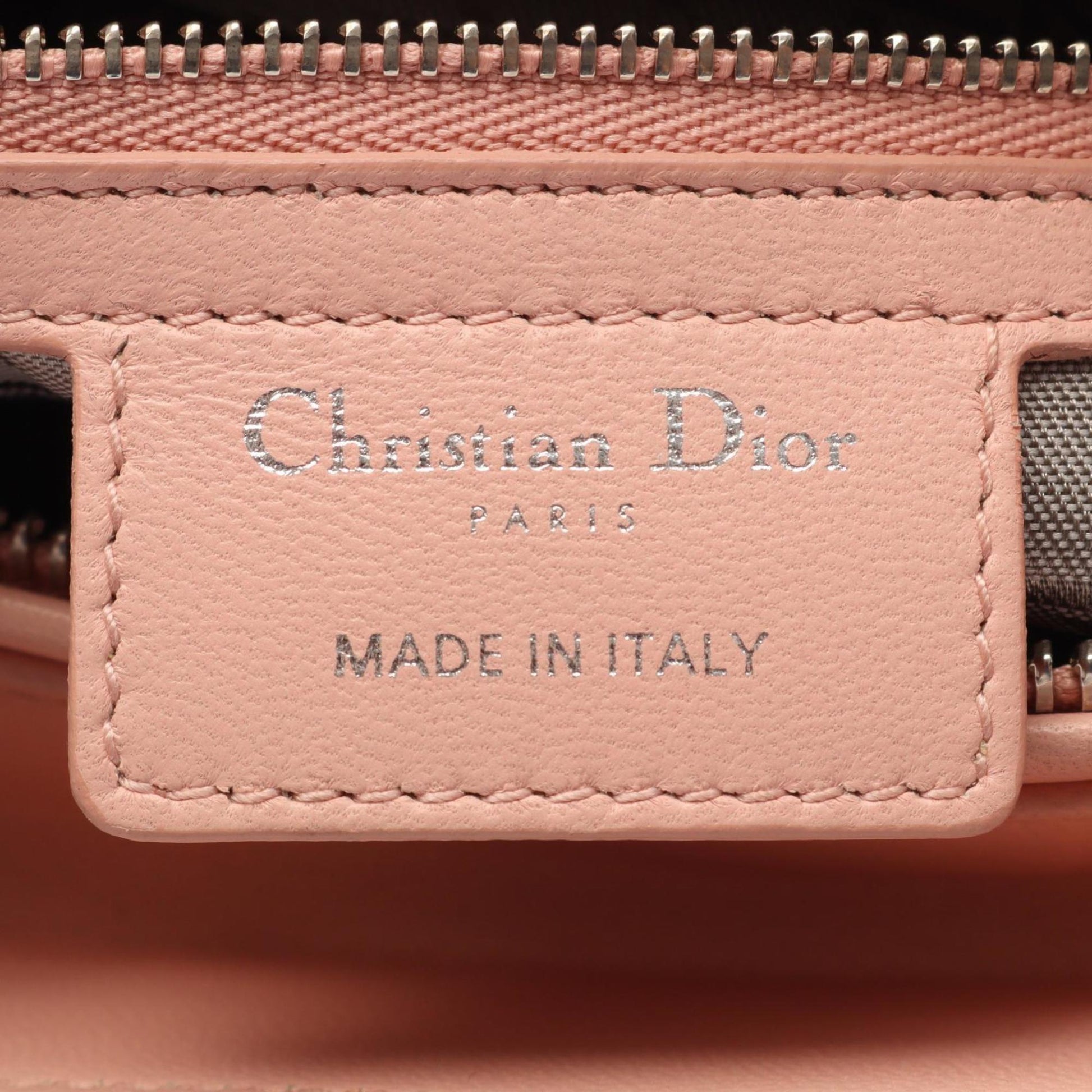 Christian Dior Pink Leather Handbag ()