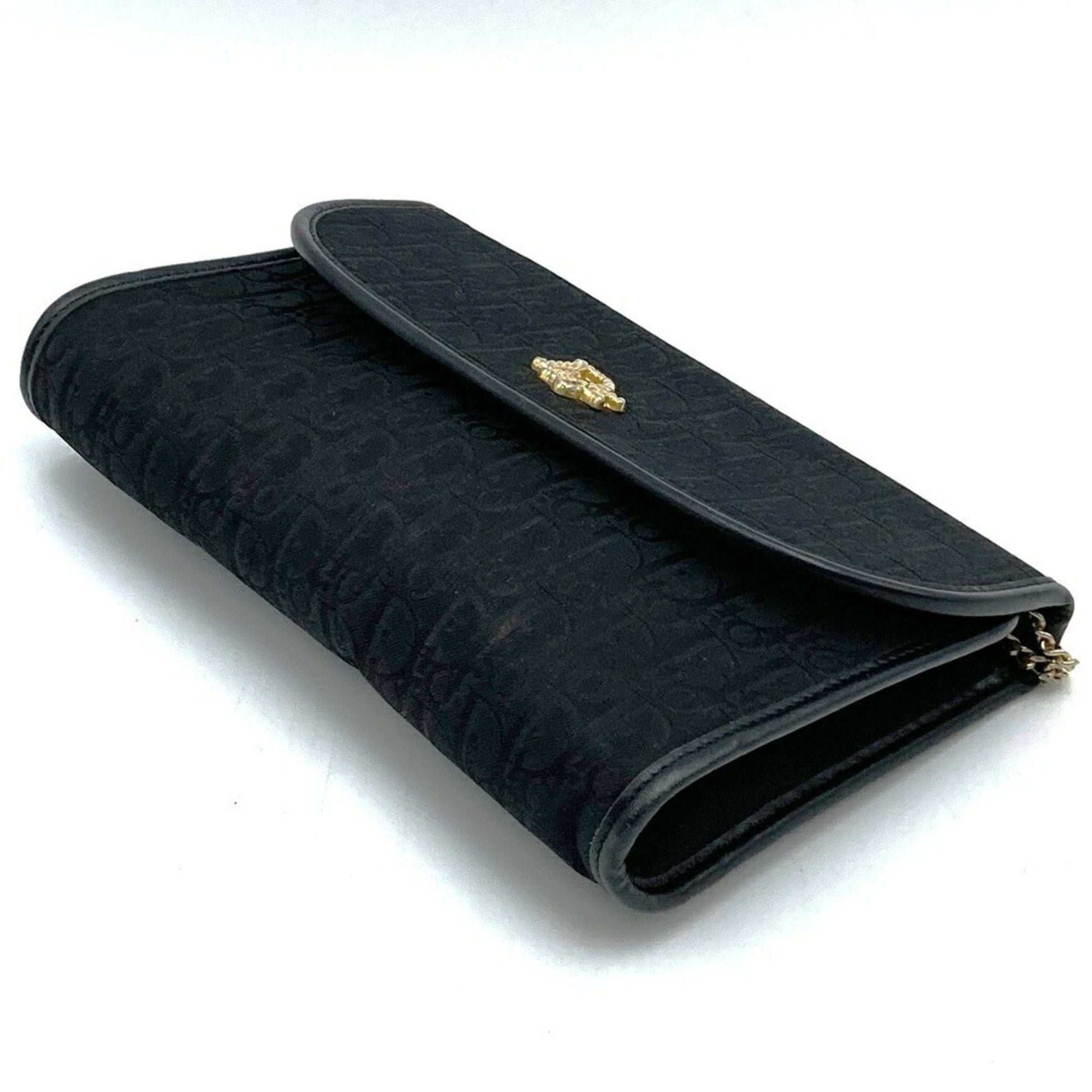 Christian Dior Black Canvas Shoulder Bag ()