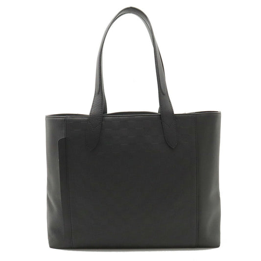 LOUIS VUITTON Damier Infini Cava Voyage Tote Bag Shoulder Leather Onyx Black N41493
