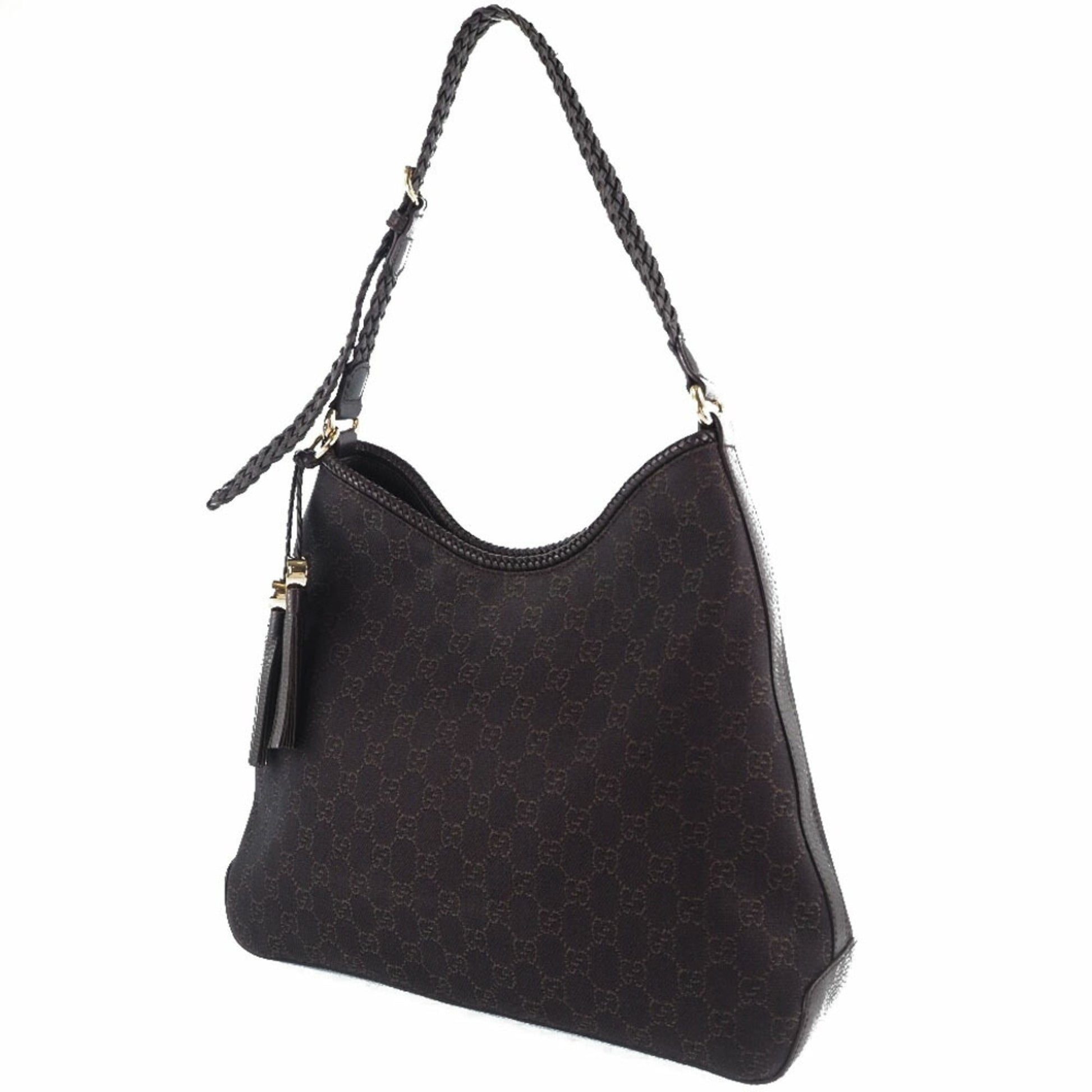 Gucci Lou Canvas Shoulder Bag