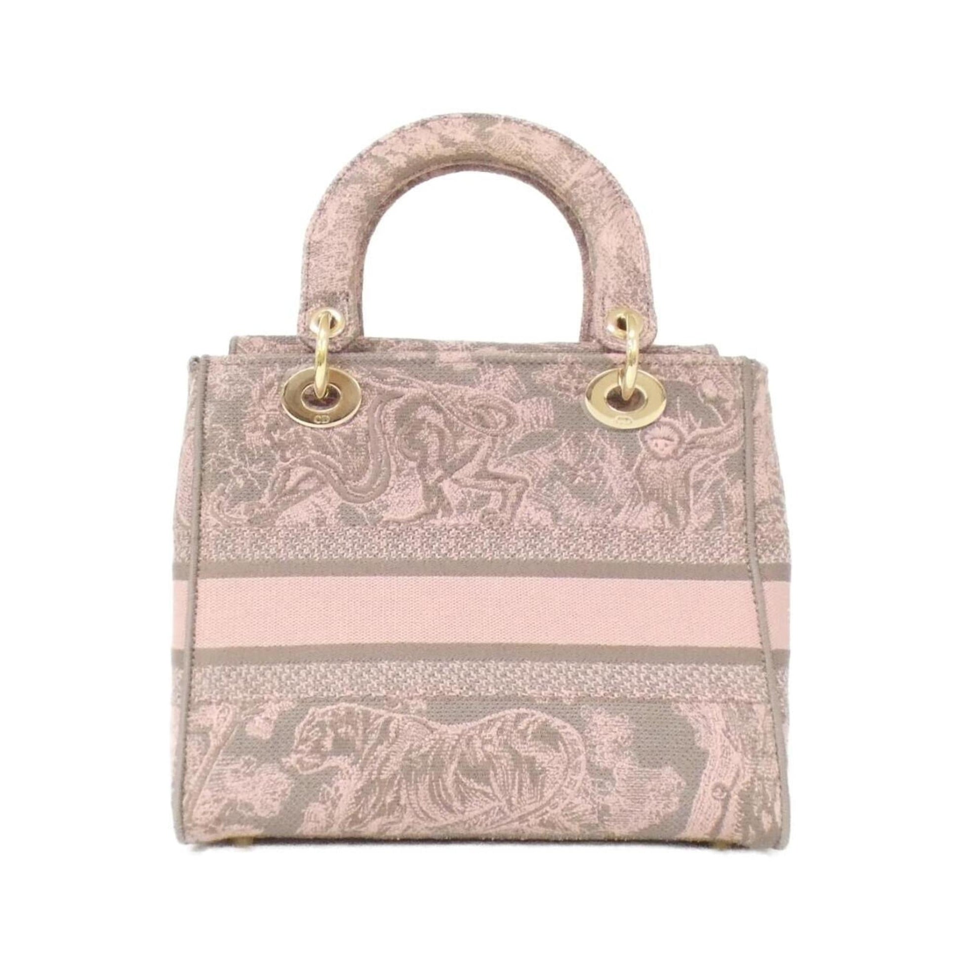 Christian Dior Gray Multi-Color Canvas Handbag ()