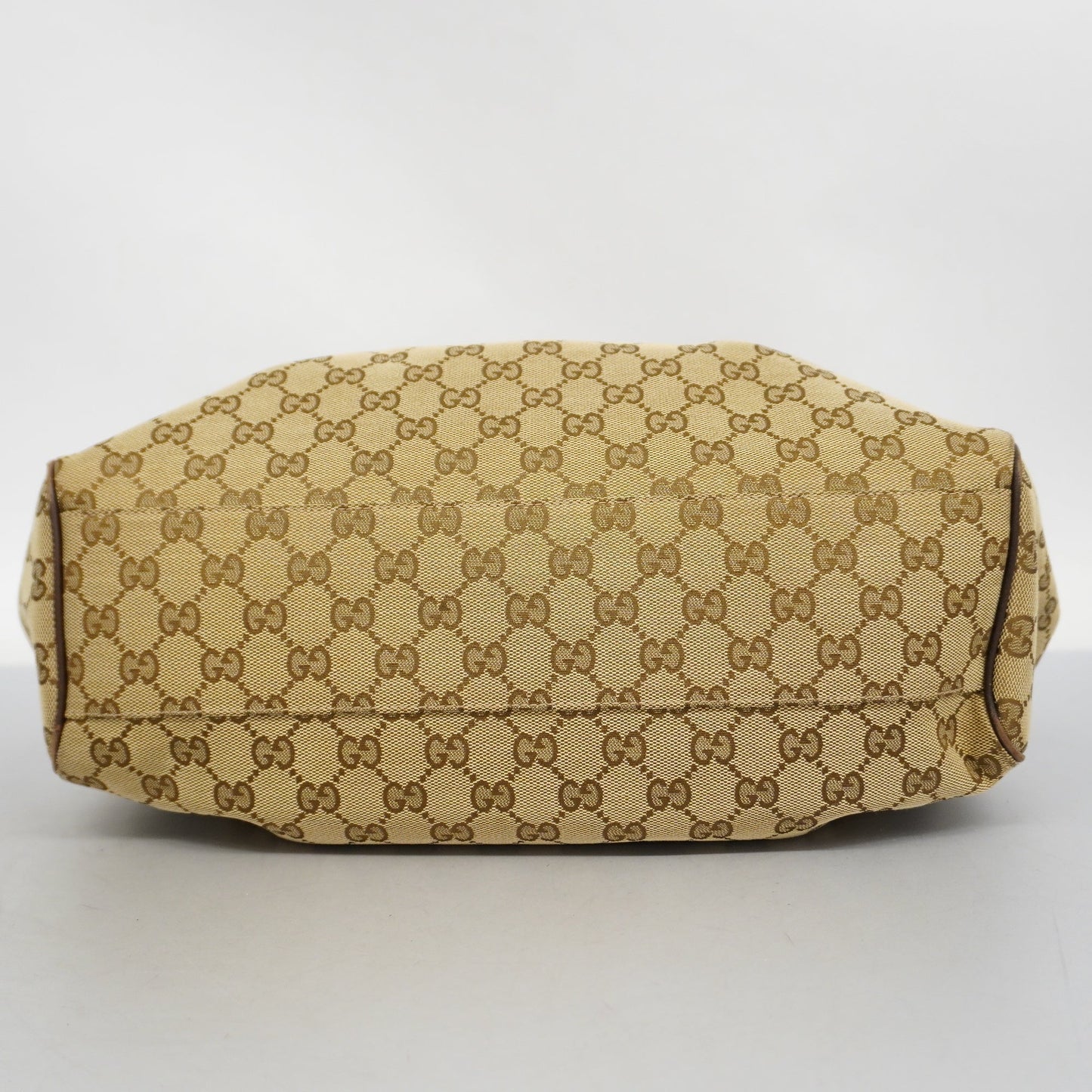 Gucci Leather Canvas Shoulder Bag