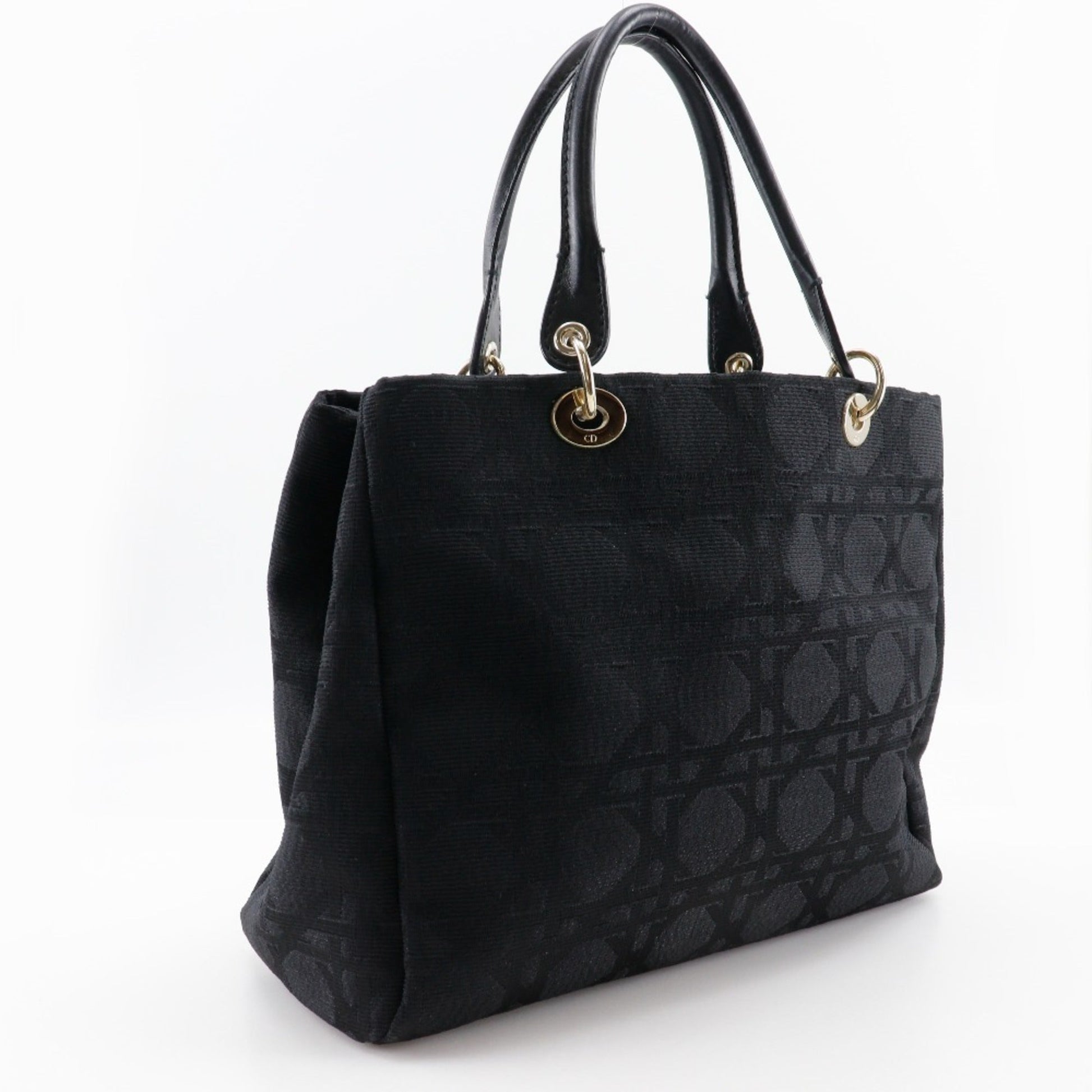 Christian Dior Black Nylon Canvas Tote Bag ()