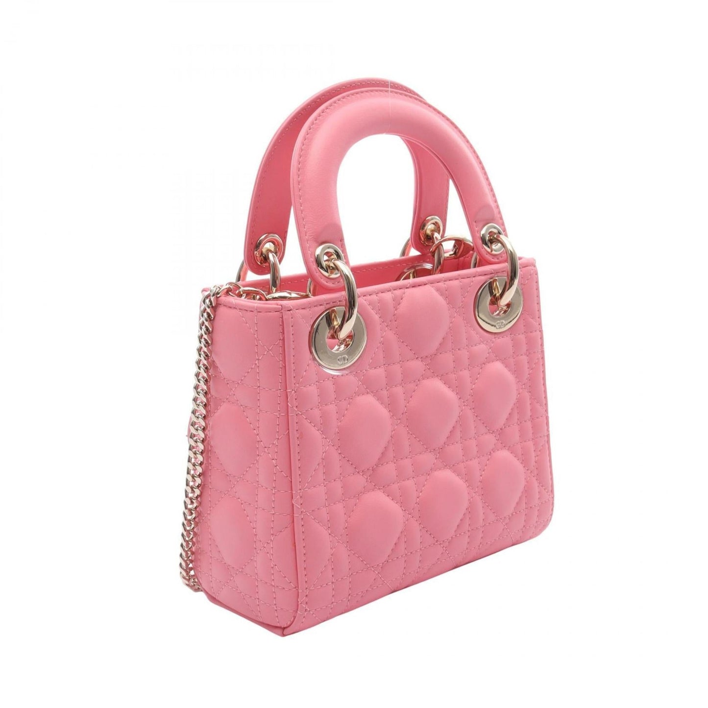 Christian Dior Pink Leather Handbag ()