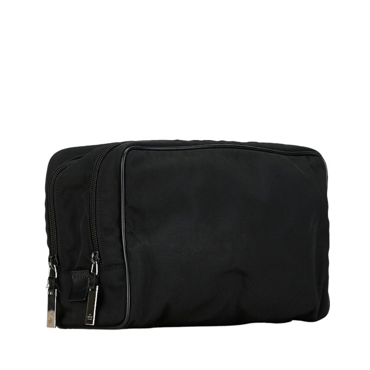 Gucci Nylon Leather Clutch