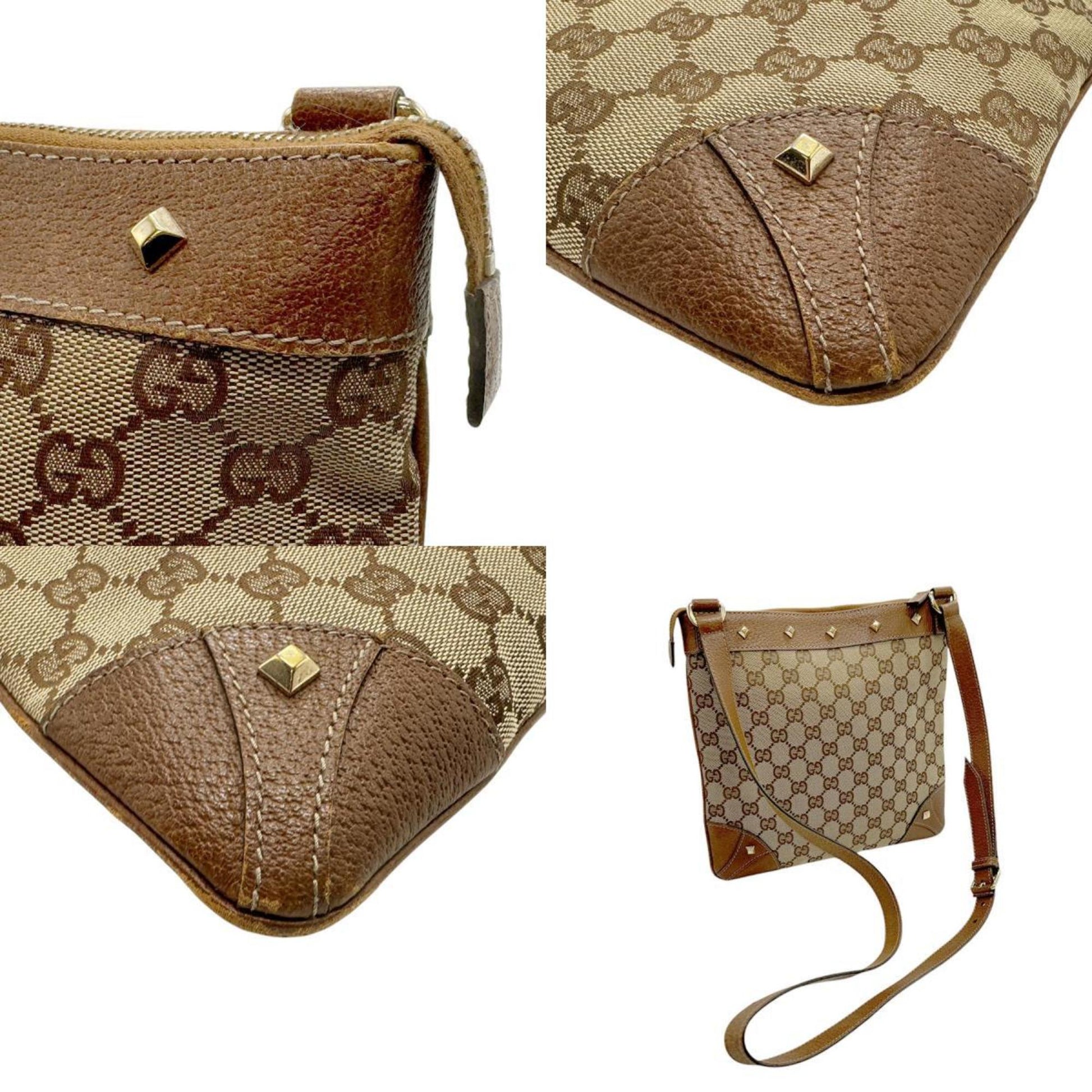Gucci Canvas Shoulder Bag