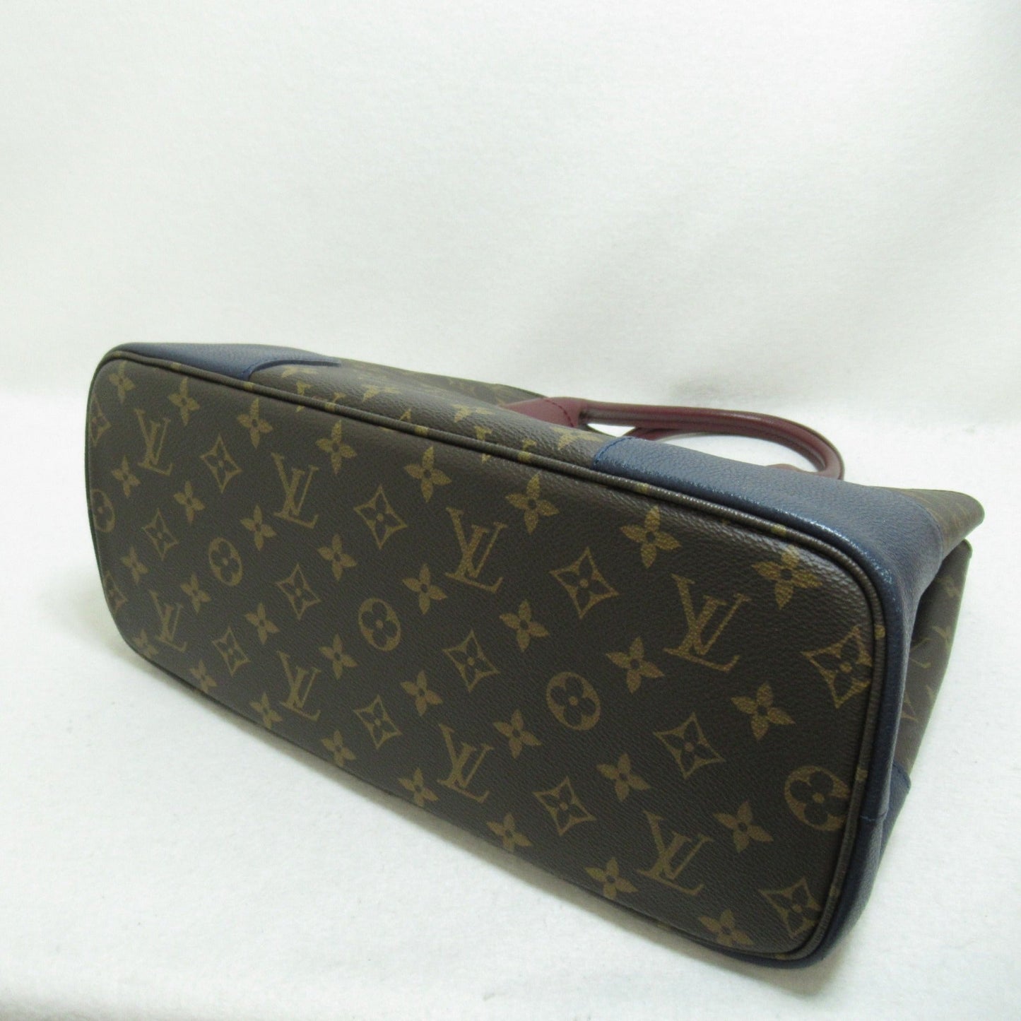 LOUIS VUITTON Flandrin Brown navy mauve Monogram PVC coated canvas M43169