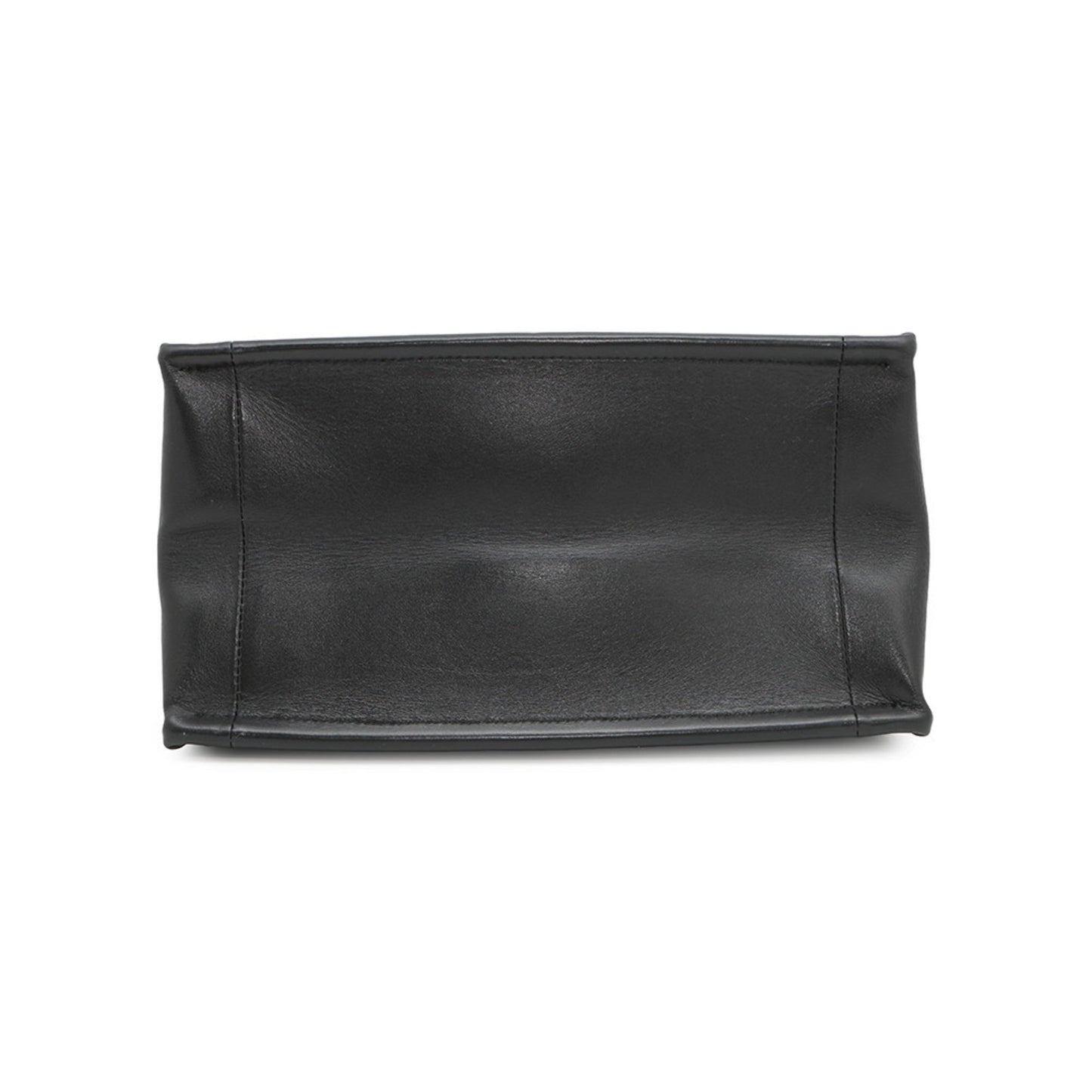 Christian Dior Black Leather Tote Bag ()