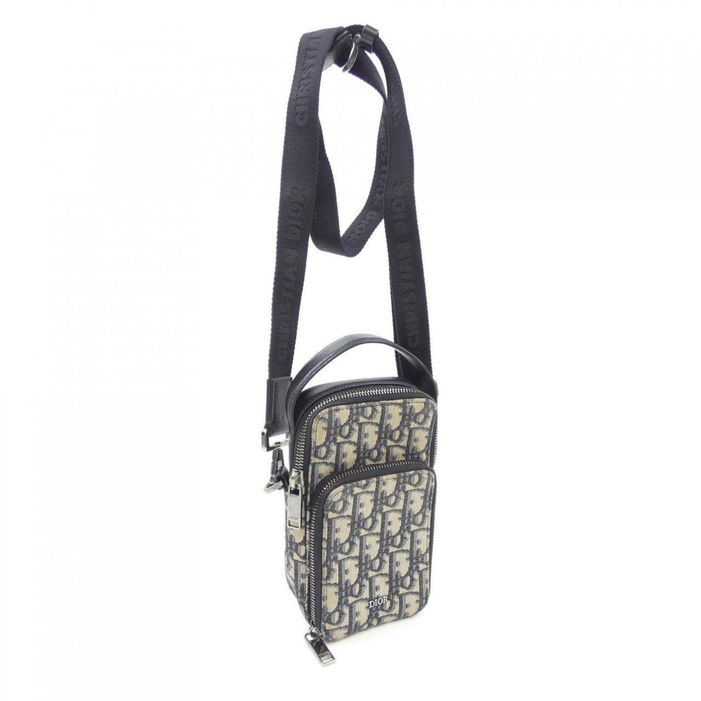 Christian Dior Navy White Handbag ()