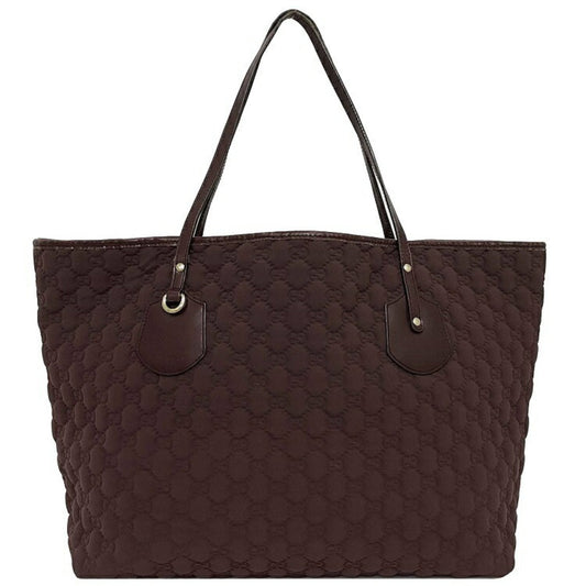 Gucci Red Canvas Nylon Tote