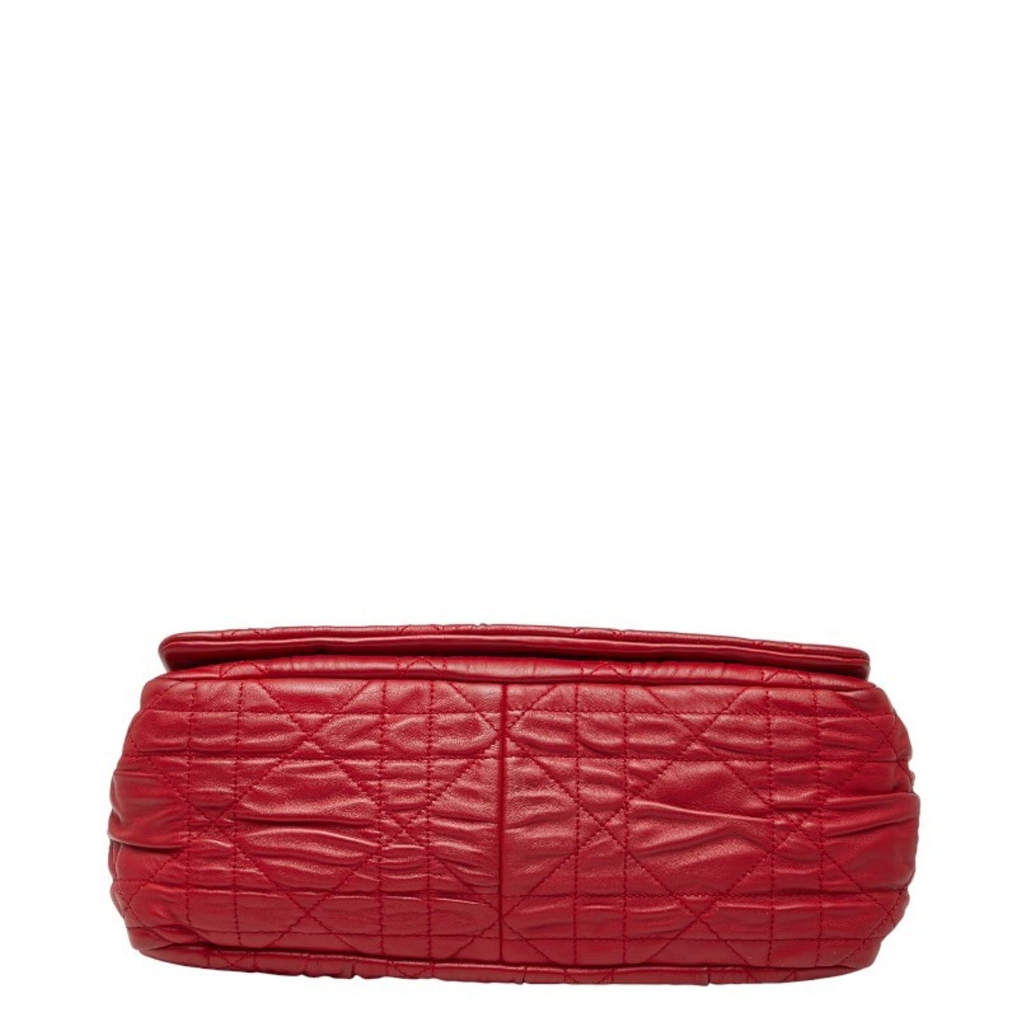 Christian Dior Red Color Leather Handbag Shoulder Bag ()