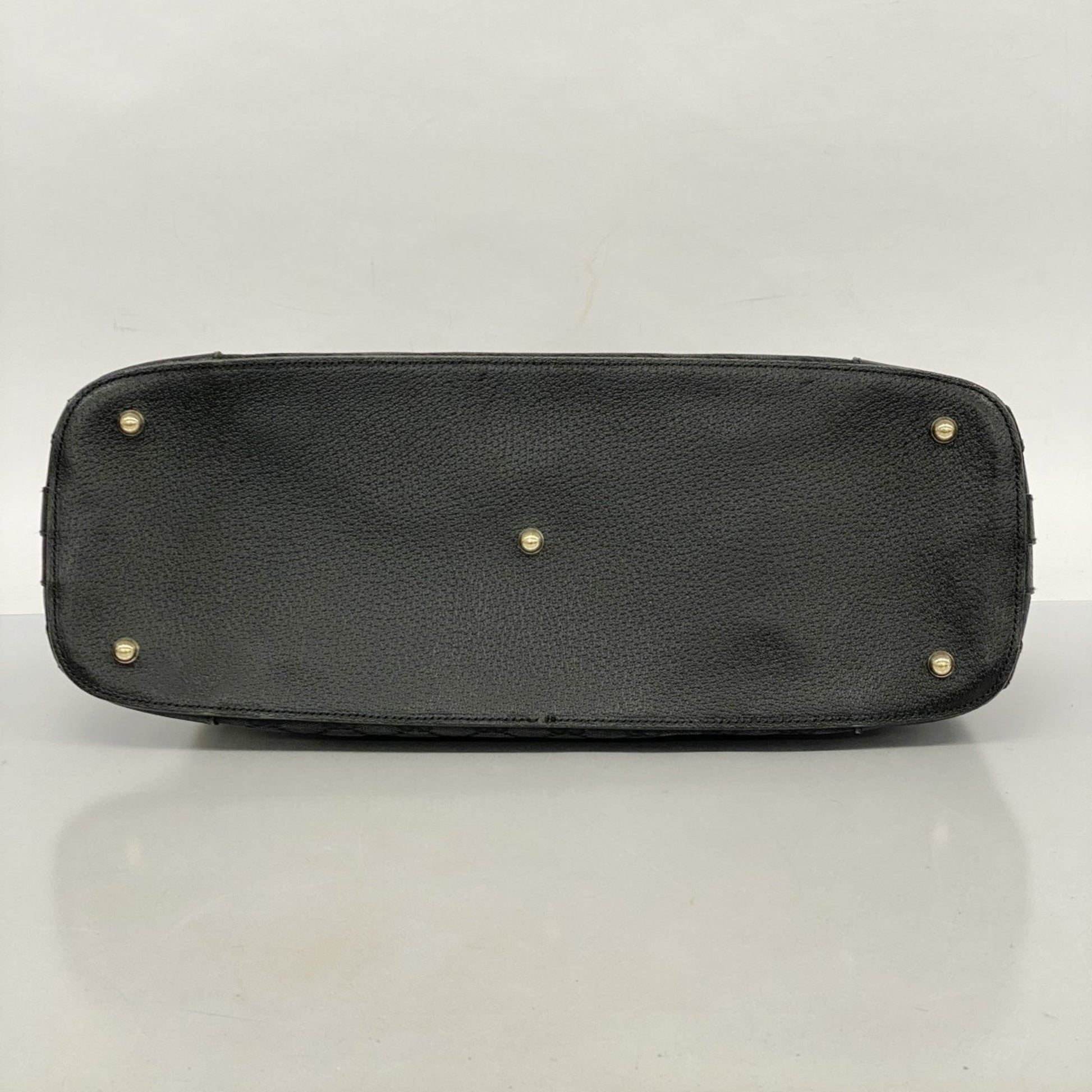 Gucci Leather Canvas Handbag