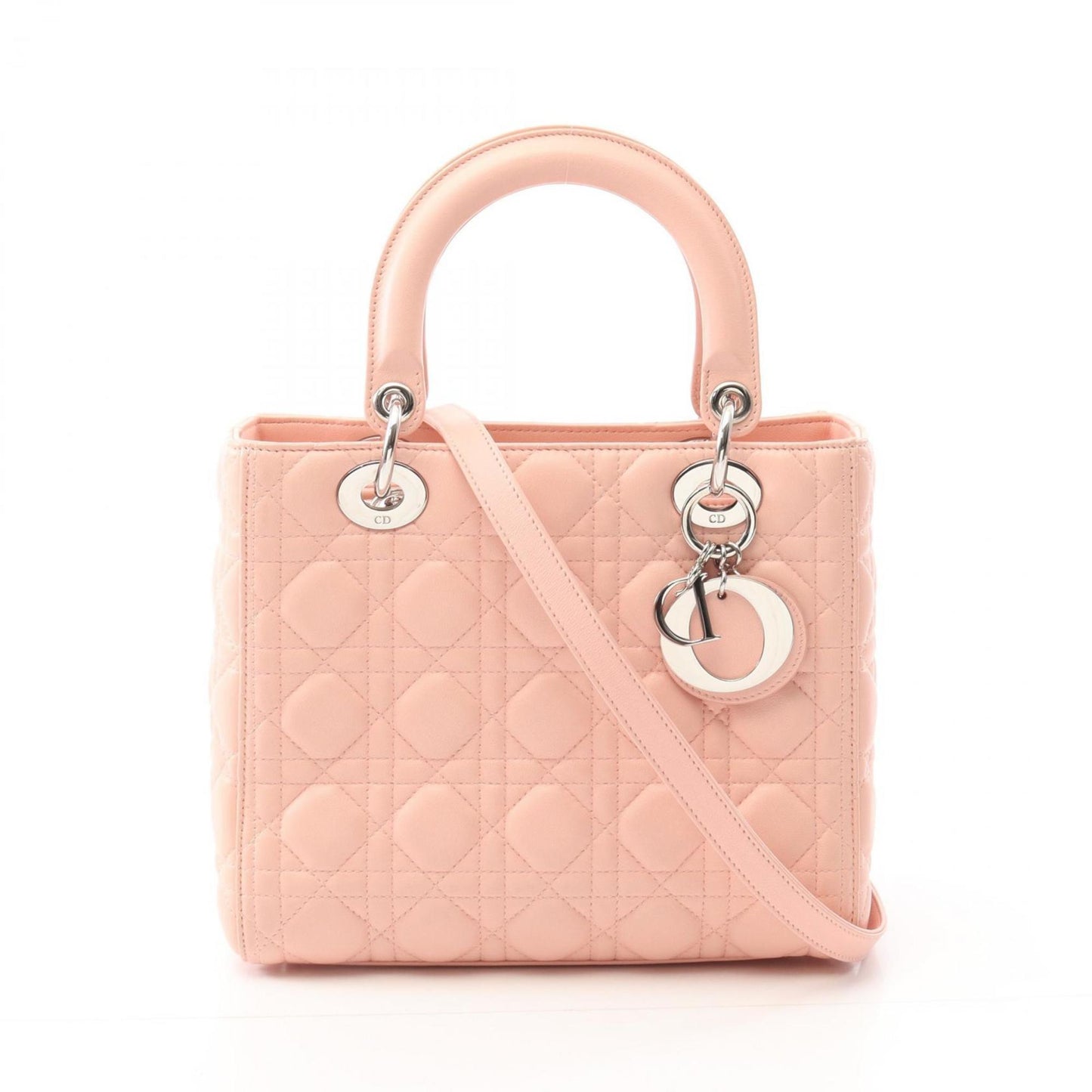 Christian Dior Pink Leather Handbag ()