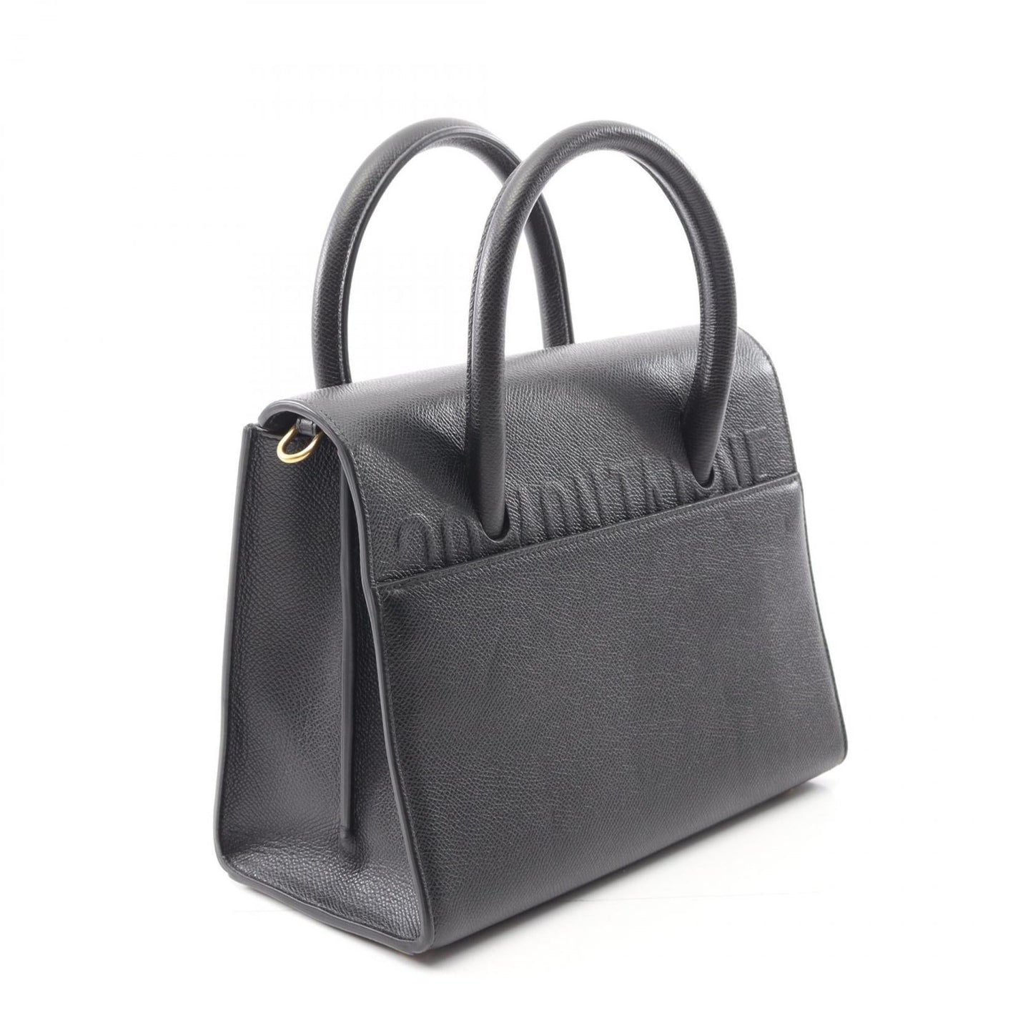 Christian Dior Black Leather Handbag ()