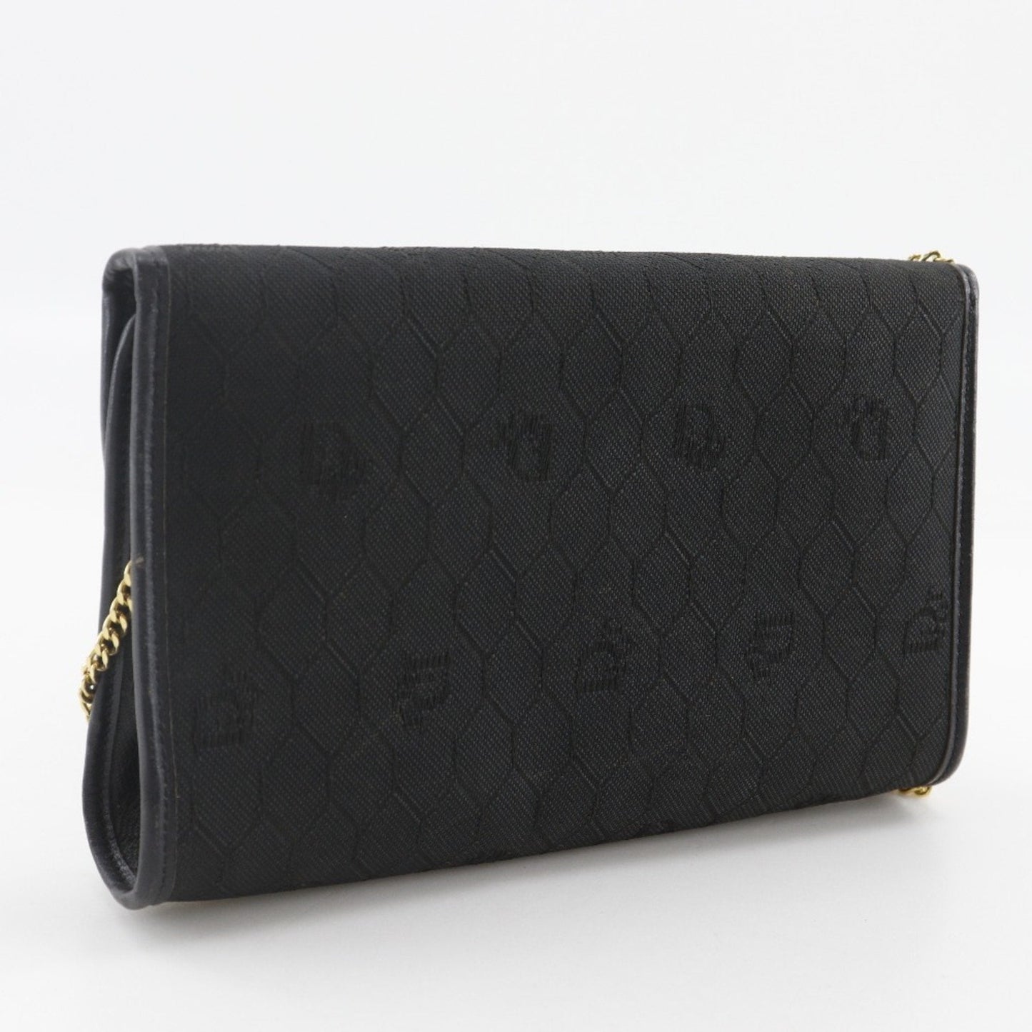 Christian Dior Black Nylon Canvas Shoulder Bag ()