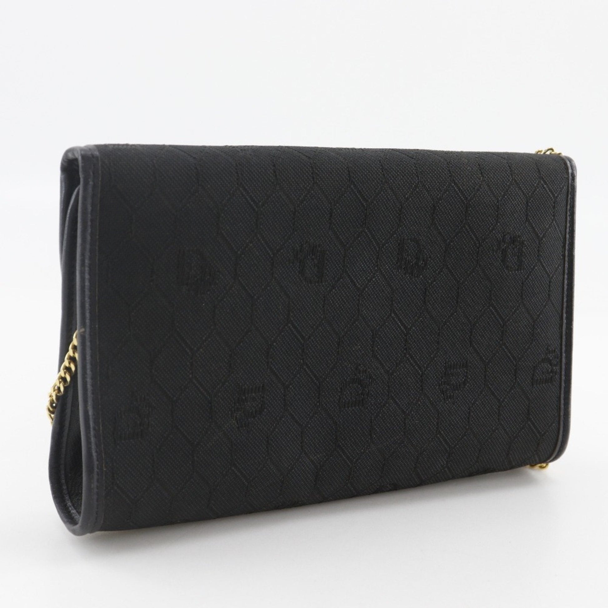 Christian Dior Black Nylon Canvas Shoulder Bag ()