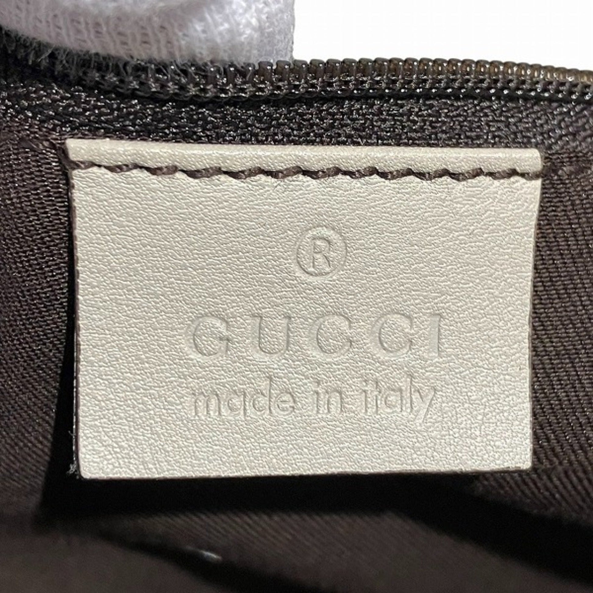 Gucci Leather Canvas Tote