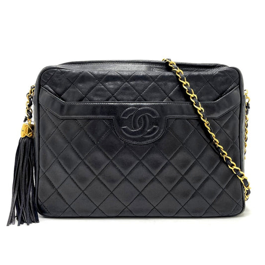 Chanel CC Mark Bag Chain Shoulder Bag Black GoldHardware