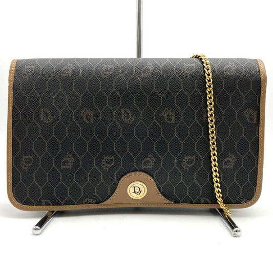 Christian Dior Brown Pvc Leather Shoulder Bag ()
